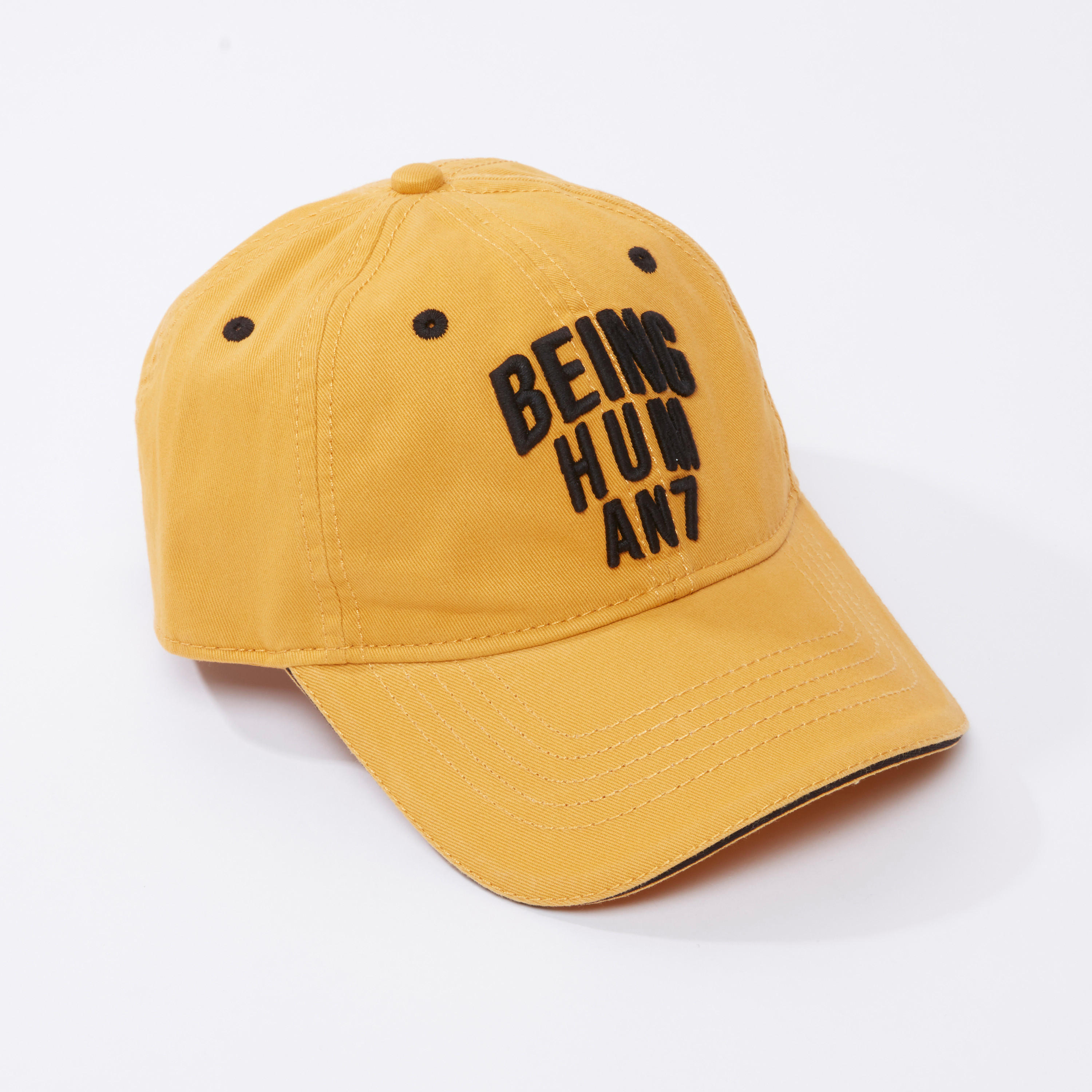 قبعة كاب بارزة الملمس بإبزيم إغلاق بيينج هيومان-men-caps-image-3