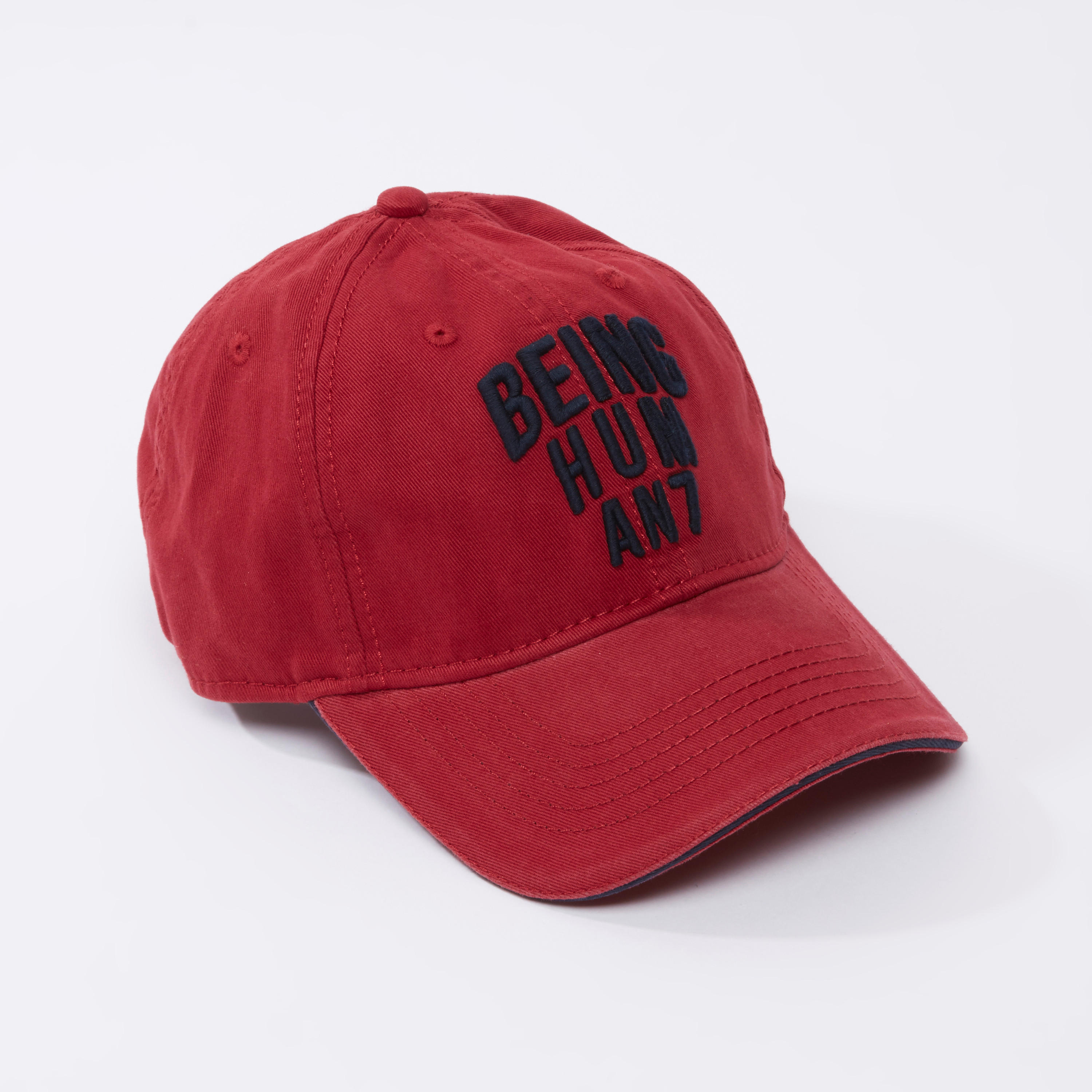 قبعة كاب بارزة الملمس بإبزيم إغلاق بيينج هيومان-men-caps-image-1