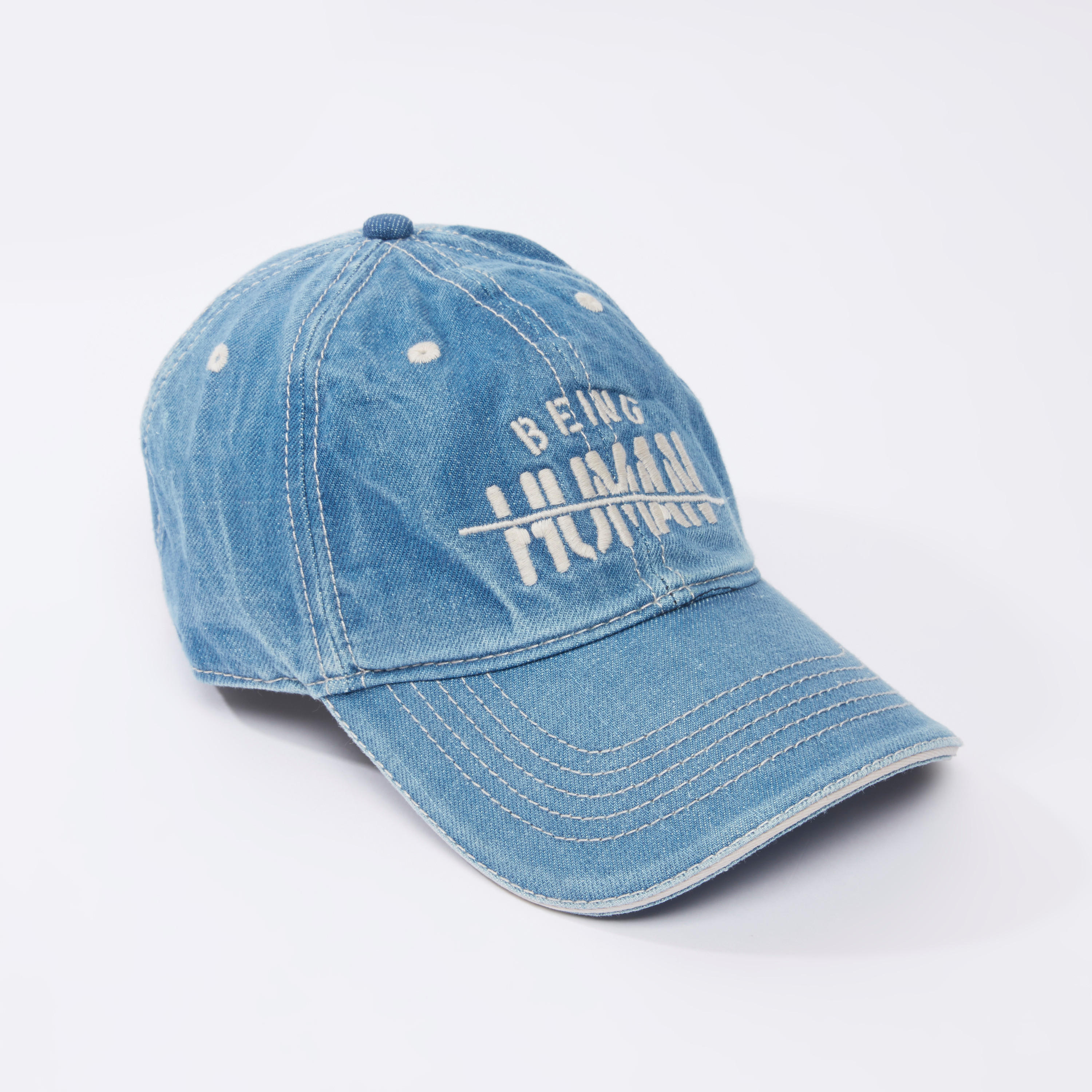 قبعة كاب بارزة الملمس بإبزيم إغلاق بيينج هيومان-men-caps-image-3