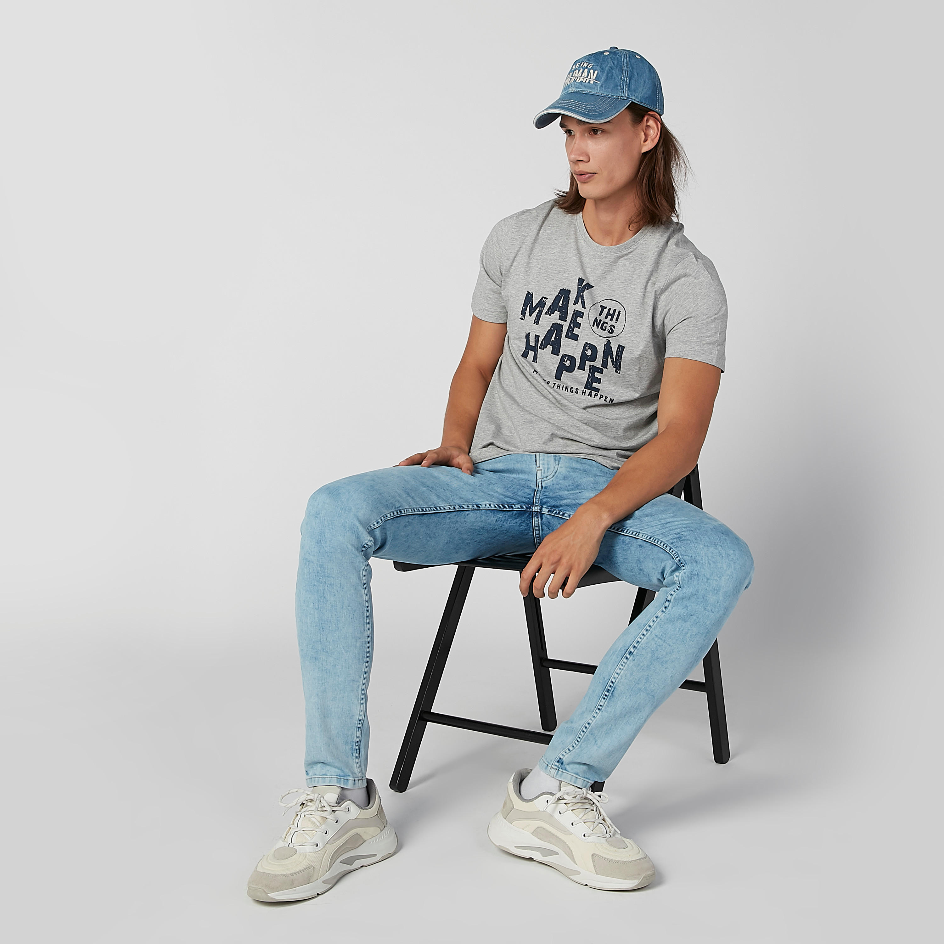 قبعة كاب بارزة الملمس بإبزيم إغلاق بيينج هيومان-men-caps-image-2