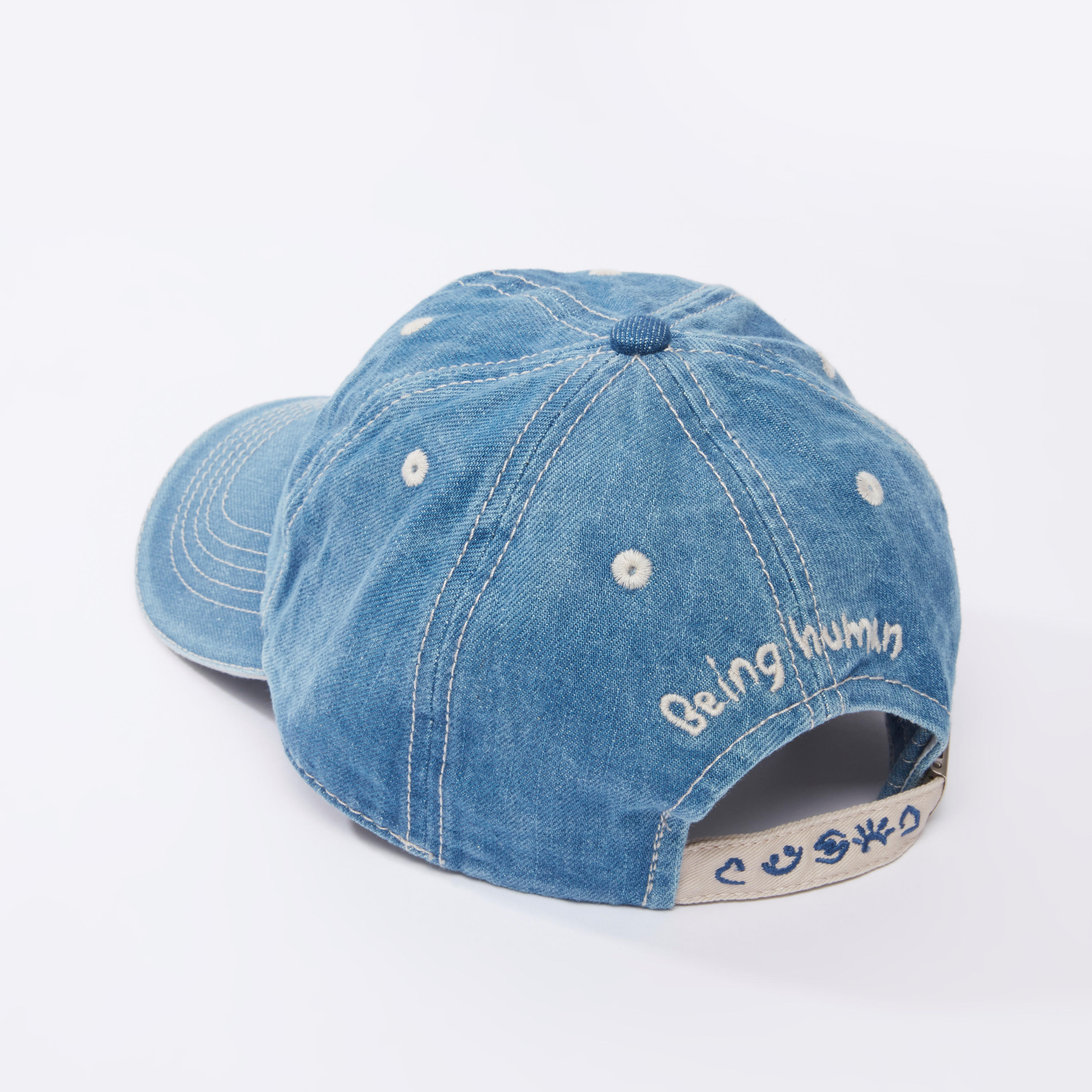 قبعة كاب بارزة الملمس بإبزيم إغلاق بيينج هيومان-men-caps-image-1