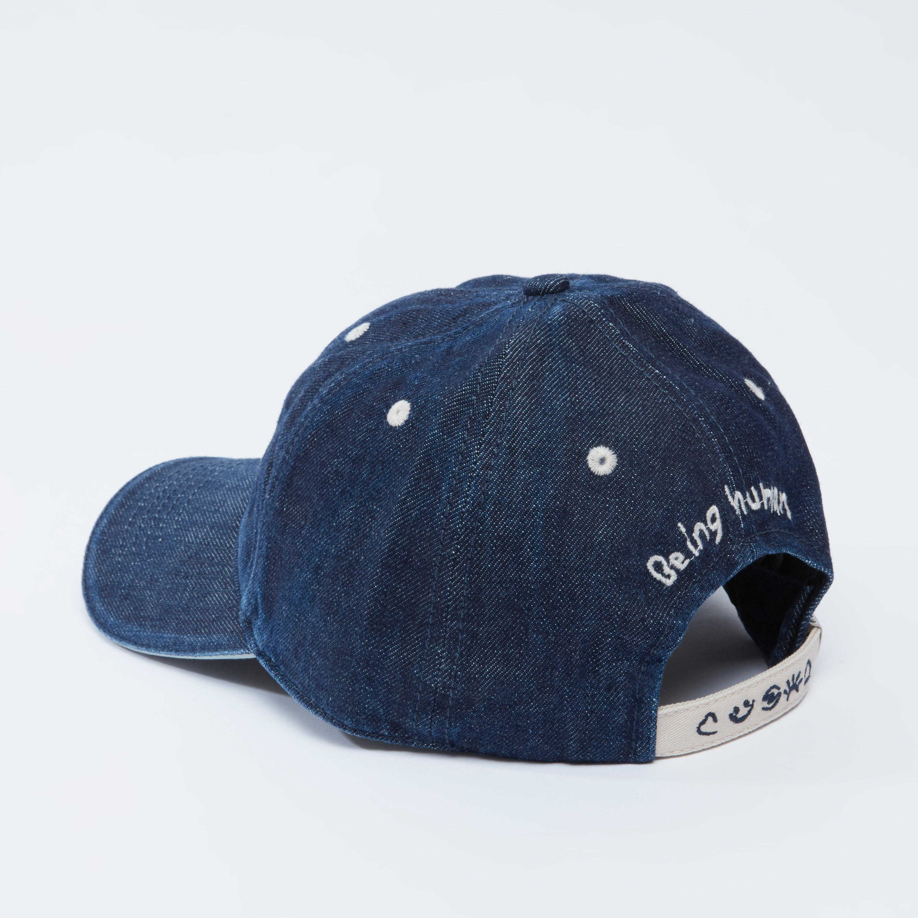 قبعة كاب بارزة الملمس بإبزيم إغلاق بيينج هيومان-men-caps-image-1