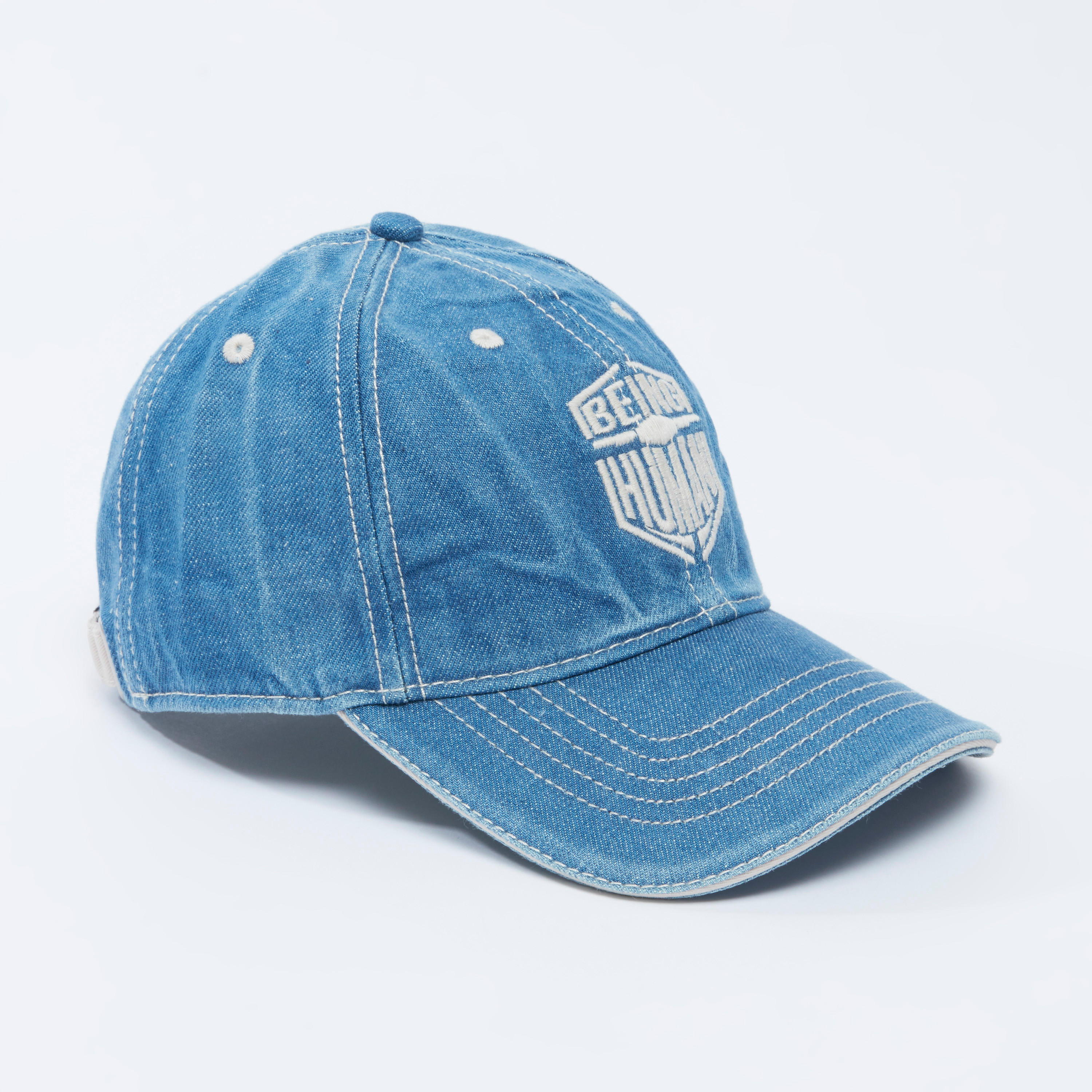 Being Human Textured Cap with Plate Buckle Closure-men-caps-image-1