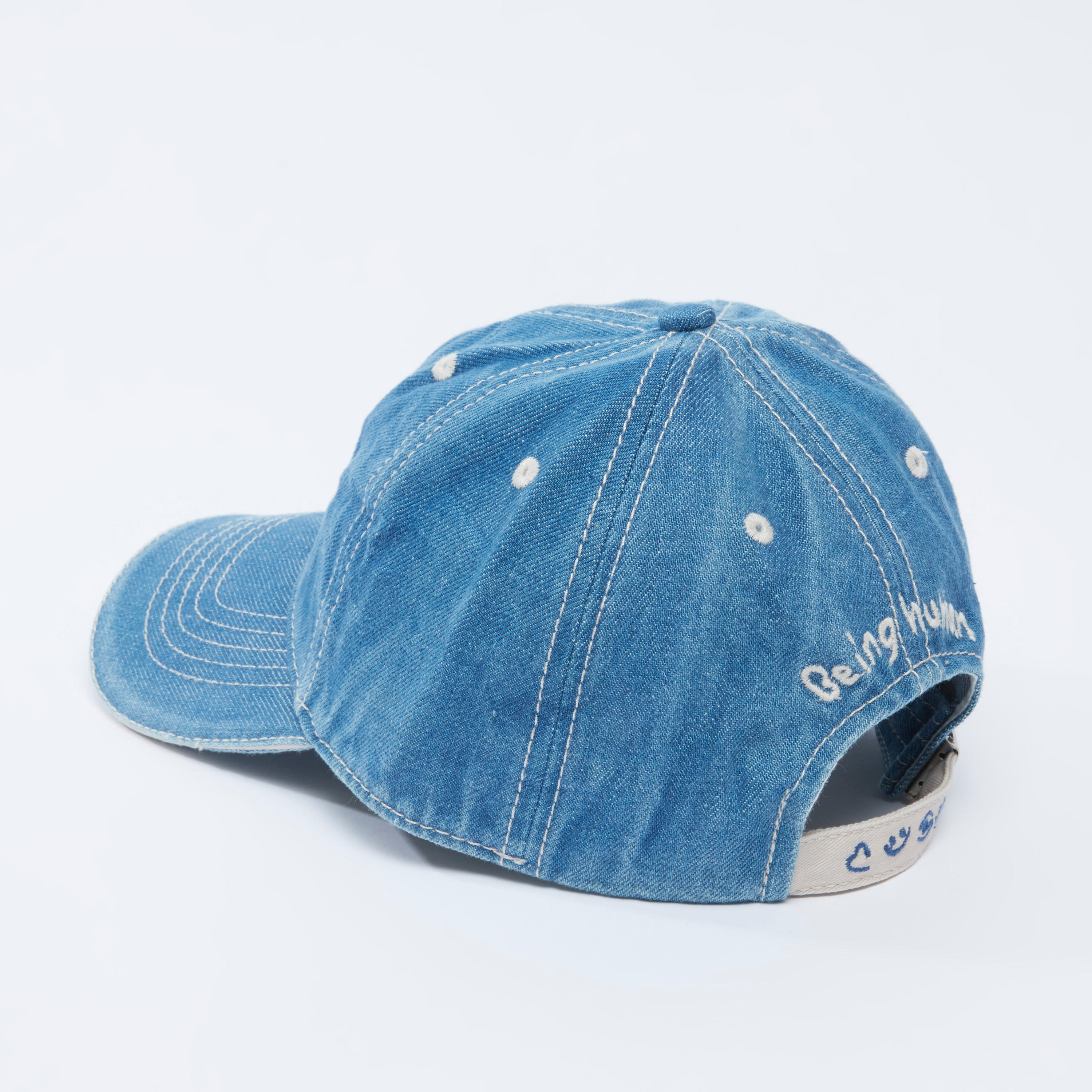 قبعة كاب بارزة الملمس بإبزيم إغلاق بيينج هيومان-men-caps-image-1