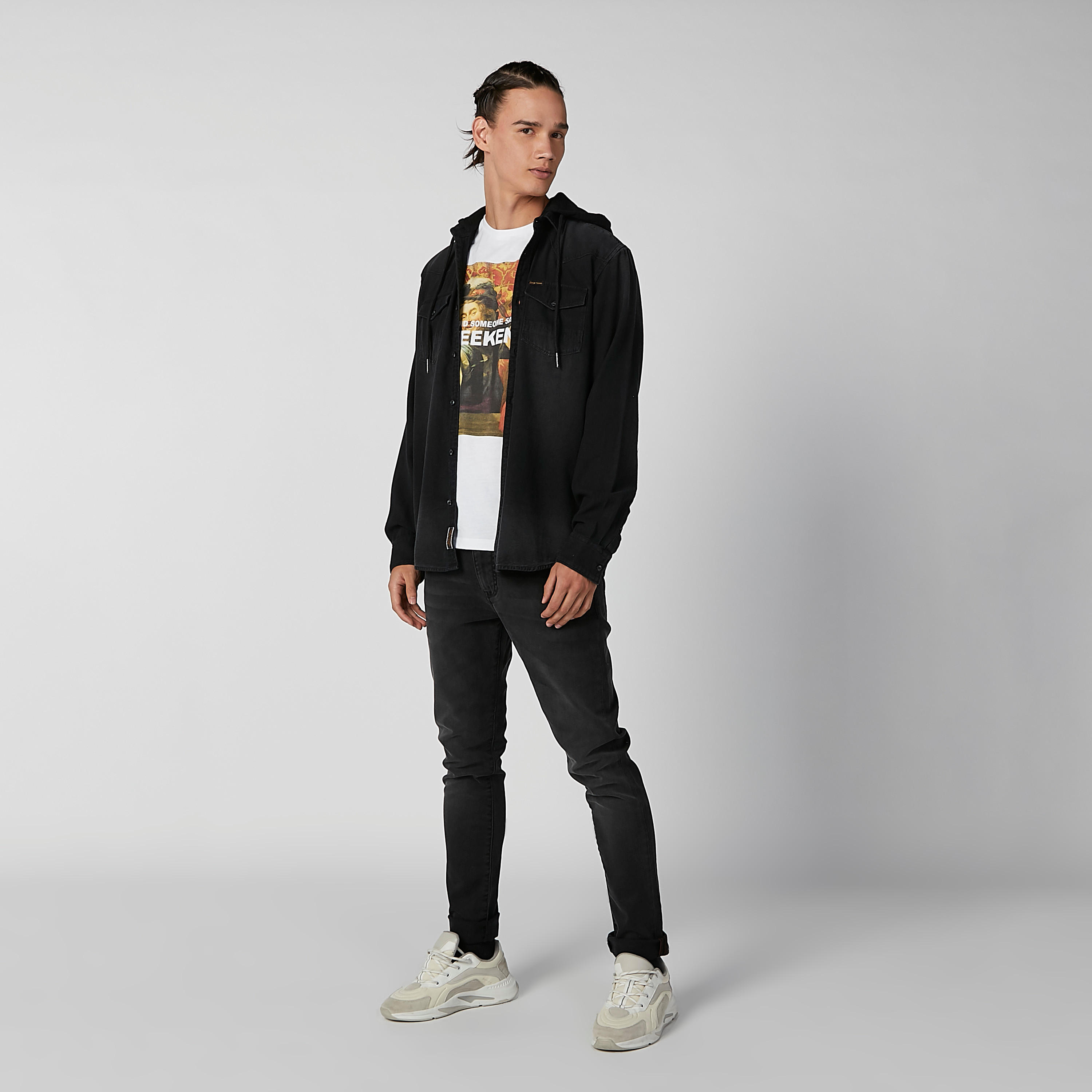 Being Human Skinny Fit Full Length Mid Waist Jeans with Pocket Detail-men-clothing-bottoms-jeans-image-2