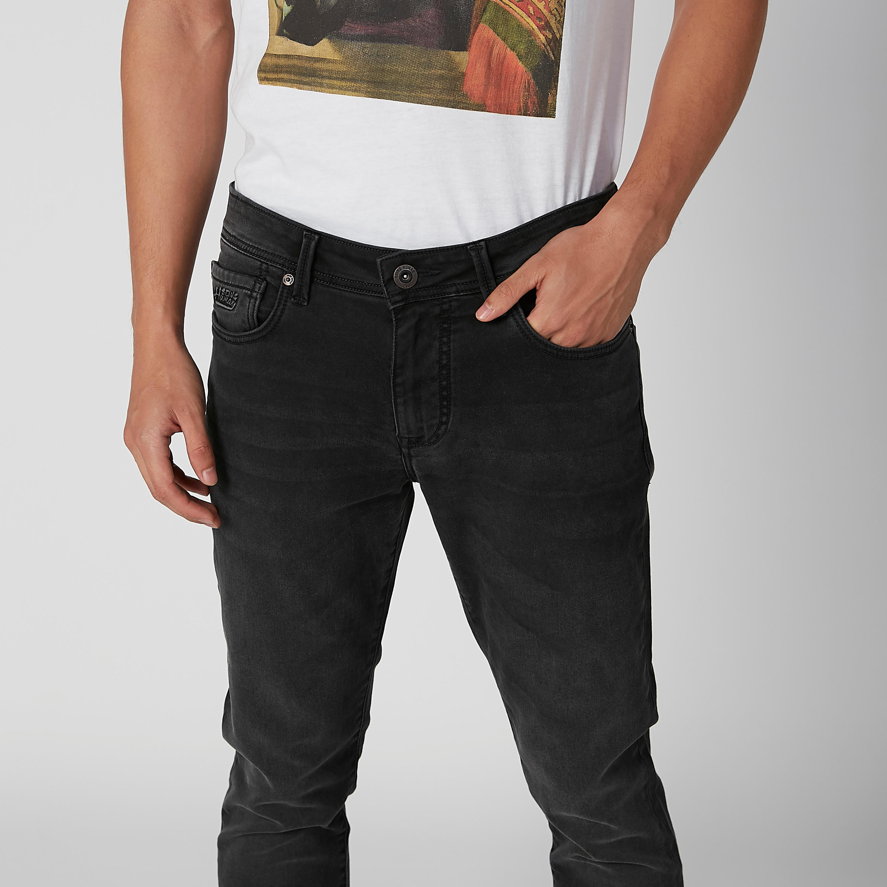 Being Human Skinny Fit Full Length Mid Waist Jeans with Pocket Detail-men-clothing-bottoms-jeans-image-3