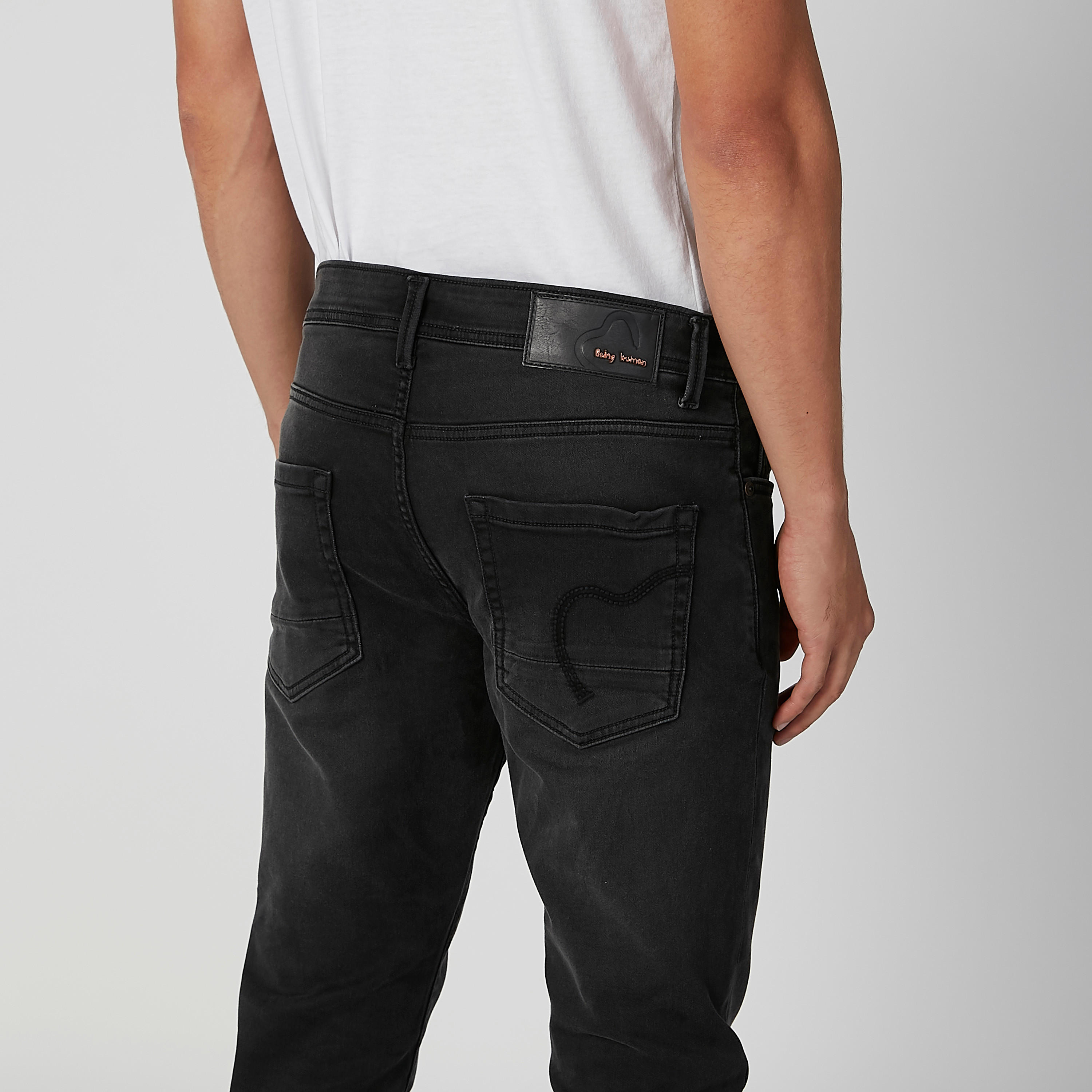 Being Human Skinny Fit Full Length Mid Waist Jeans with Pocket Detail-men-clothing-bottoms-jeans-image-5