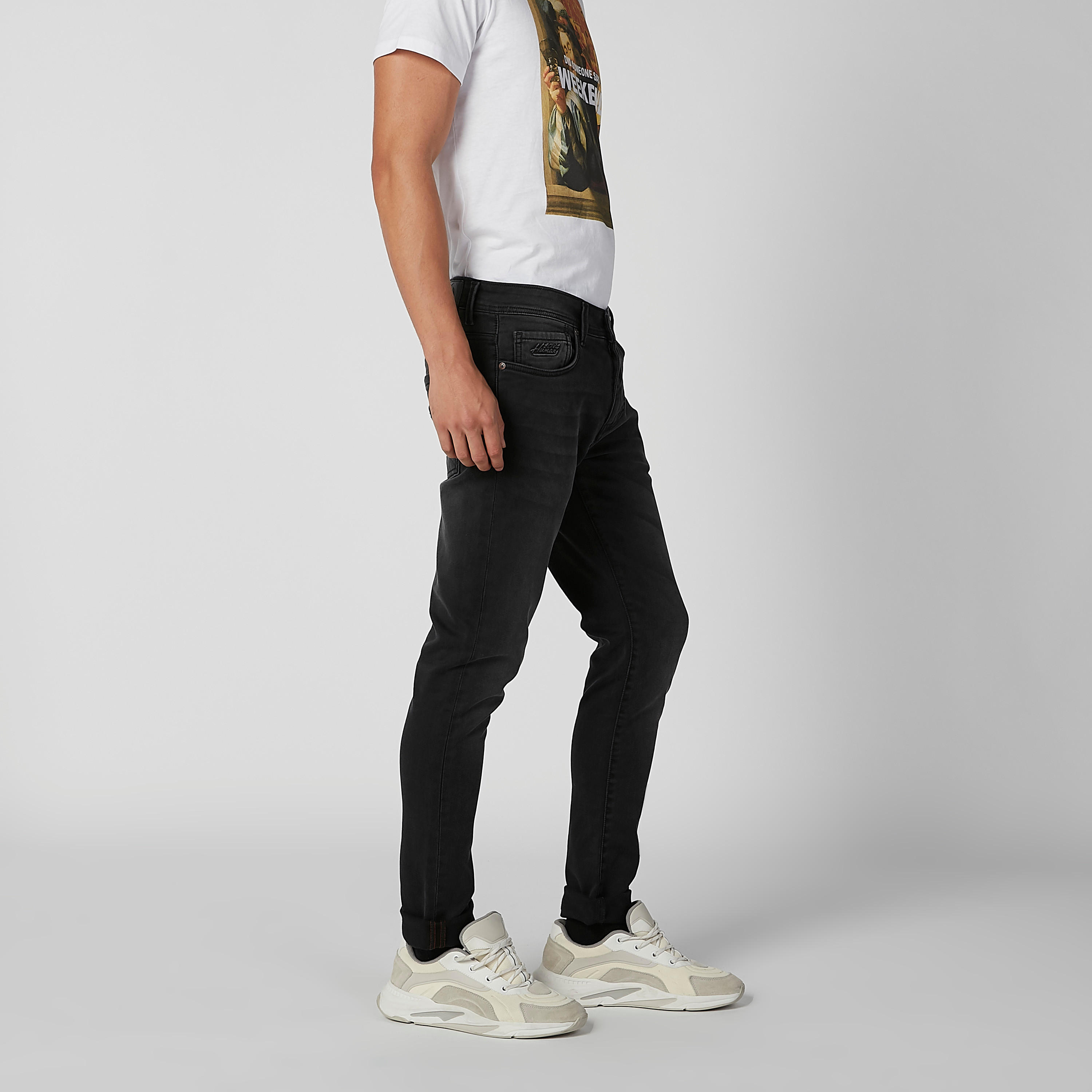 Being Human Skinny Fit Full Length Mid Waist Jeans with Pocket Detail-men-clothing-bottoms-jeans-image-6