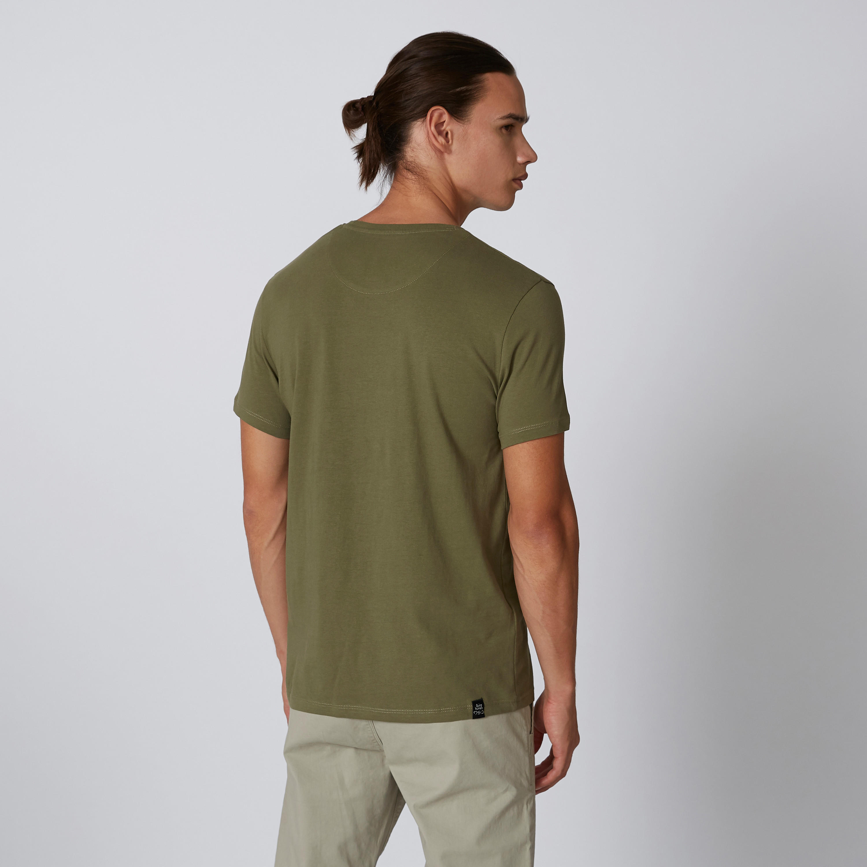 Being Human Embellished T-shirt with Round Neck and Short Sleeves-men-clothing-tshirtsandpolos-tshirts-image-2