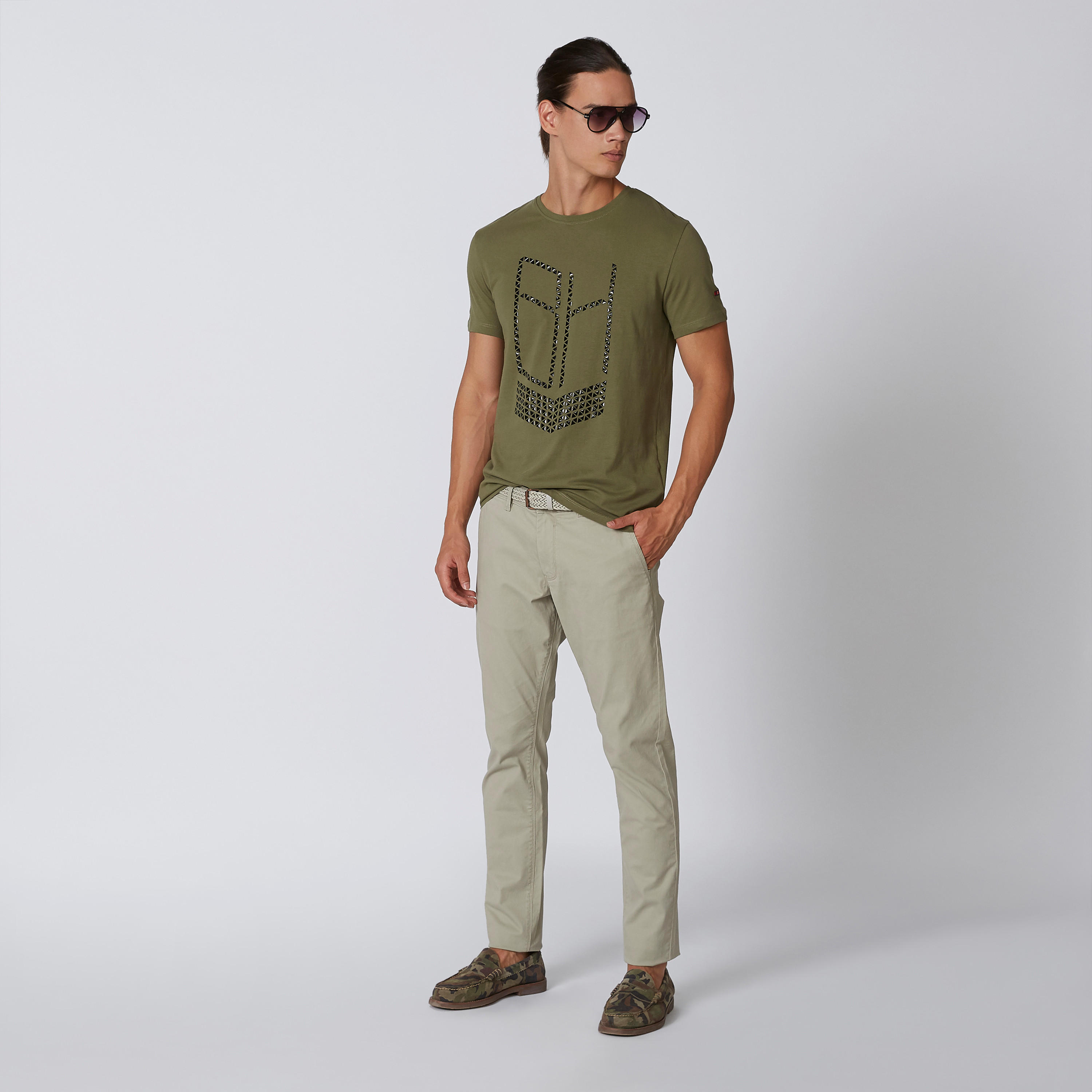 Being Human Embellished T-shirt with Round Neck and Short Sleeves-men-clothing-tshirtsandpolos-tshirts-image-5