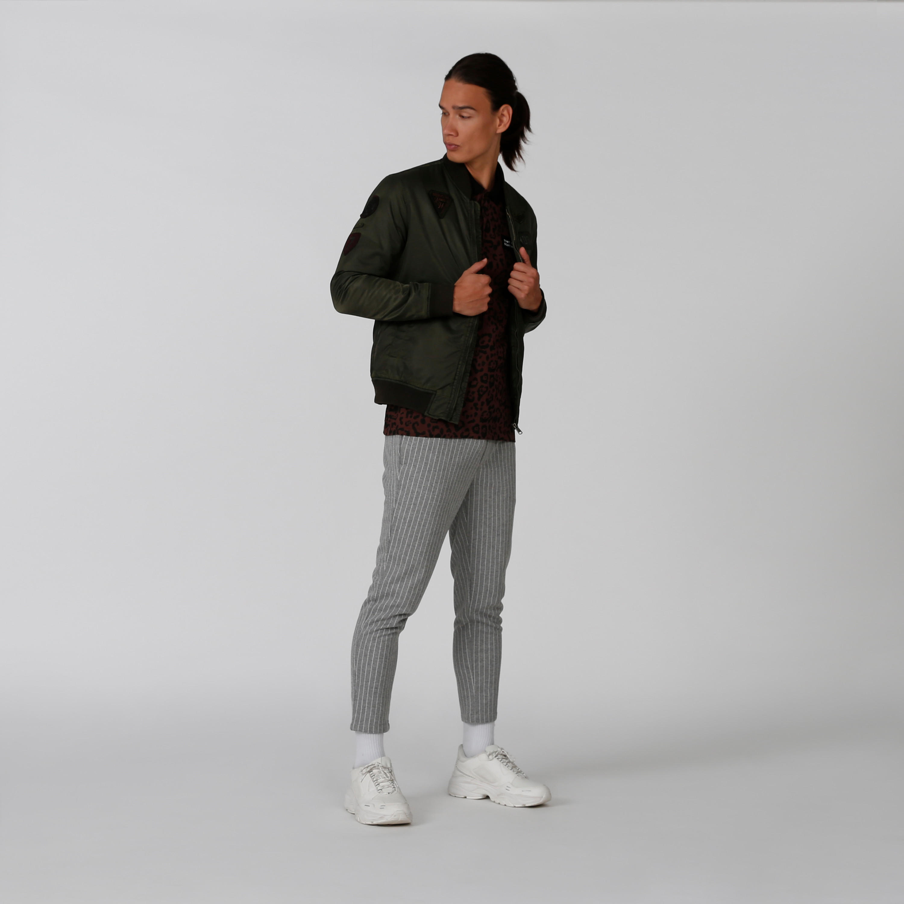 جاكيت بومبر بتزيينات من بيينج هيومان-men-clothing-jacketsandblazers-jackets-image-2
