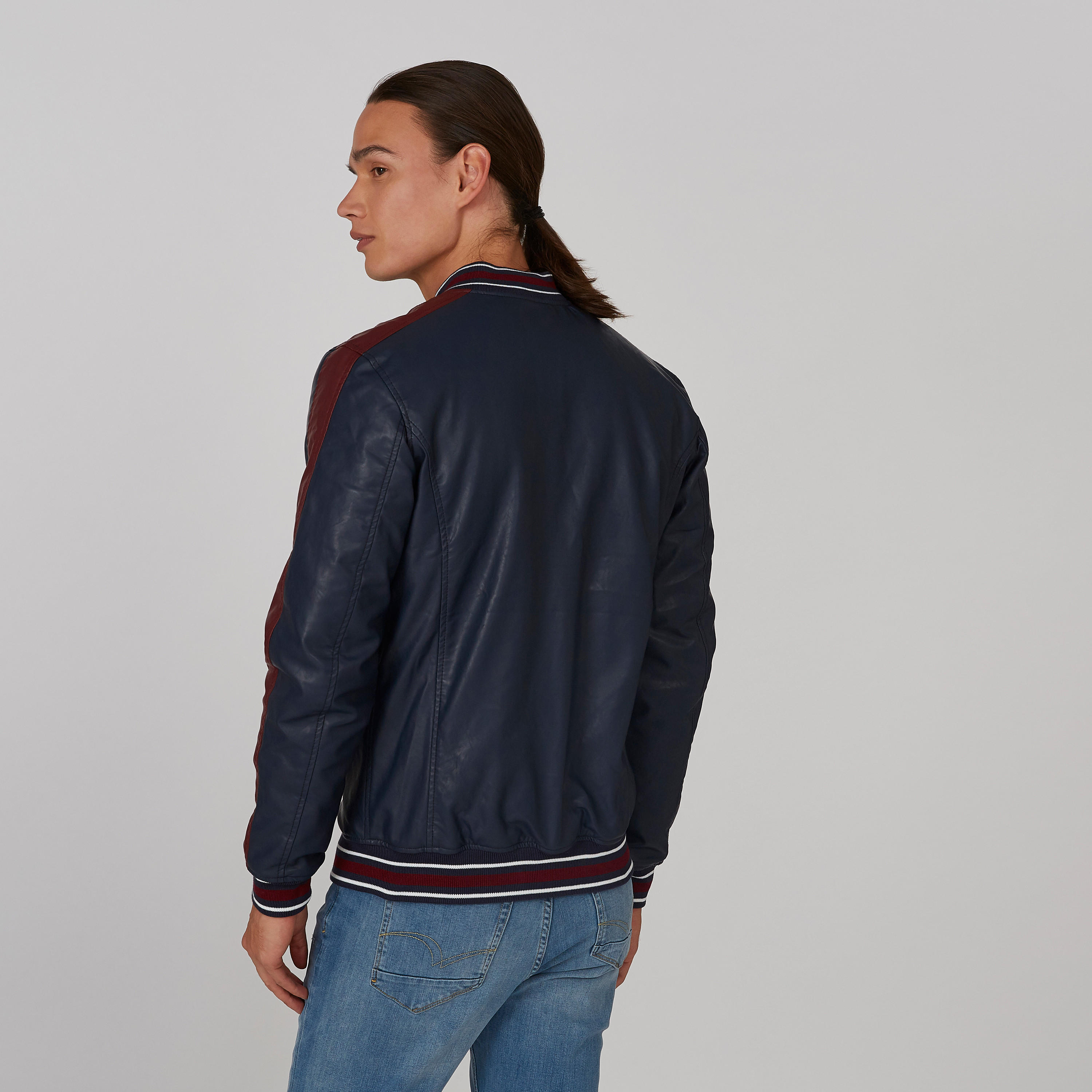 Being Human Applique Detail Bomber Jacket with Pockets Detail-men-clothing-jacketsandblazers-jackets-image-2