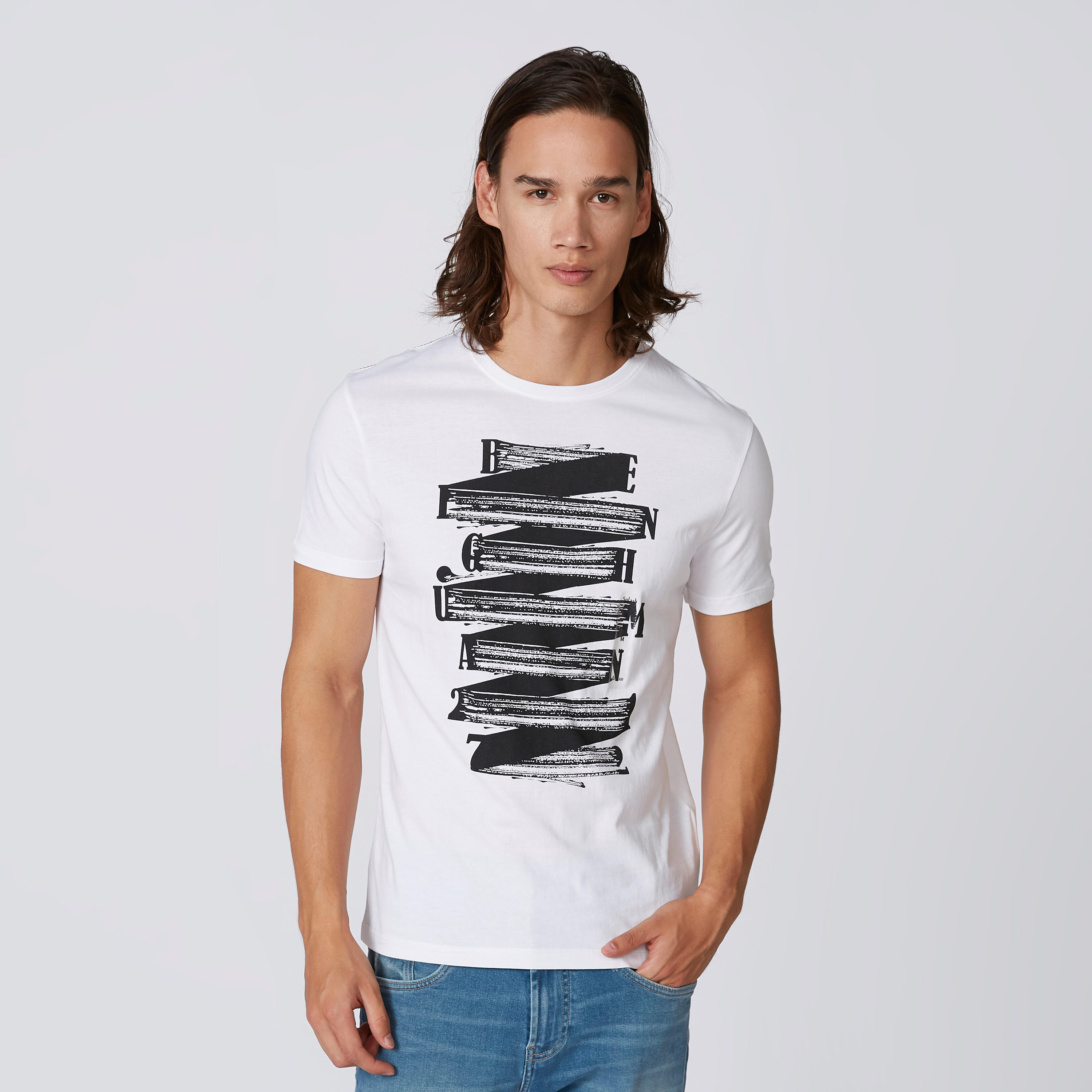 Being Human Printed T-shirt with Crew Neck and Short Sleeves-men-clothing-tshirtsandpolos-tshirts-image-1