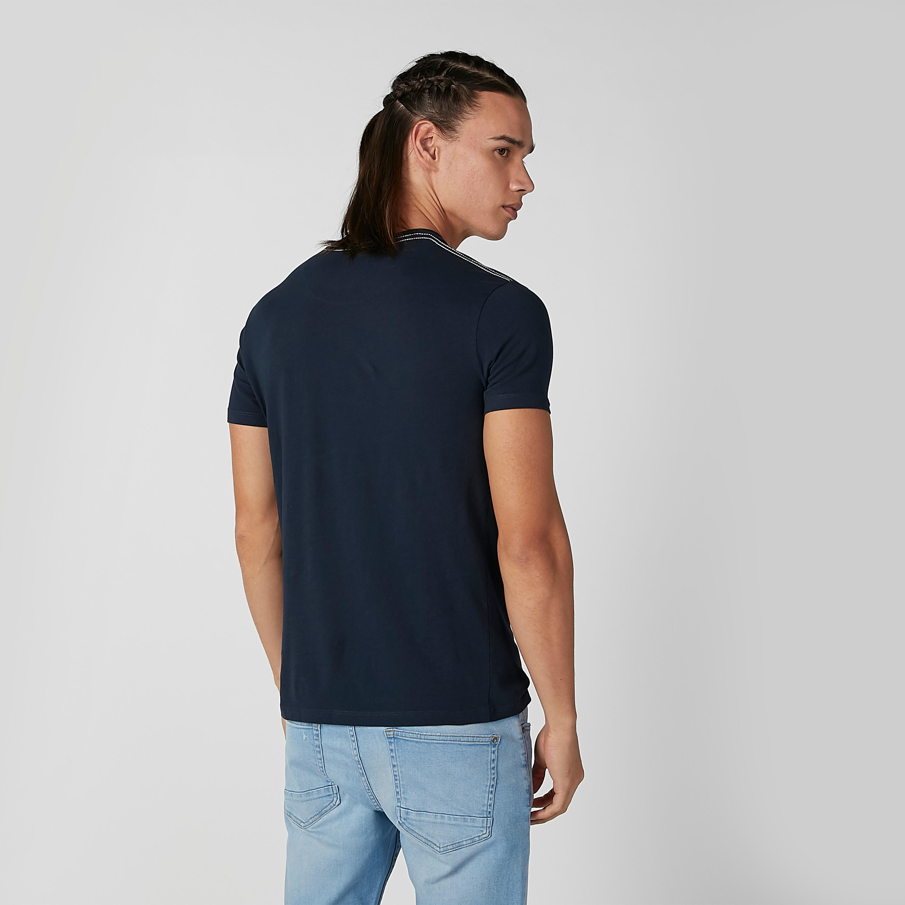Being Human Graphic Printed Round Neck T-shirt with Short Sleeves-men-clothing-tshirtsandpolos-tshirts-image-4
