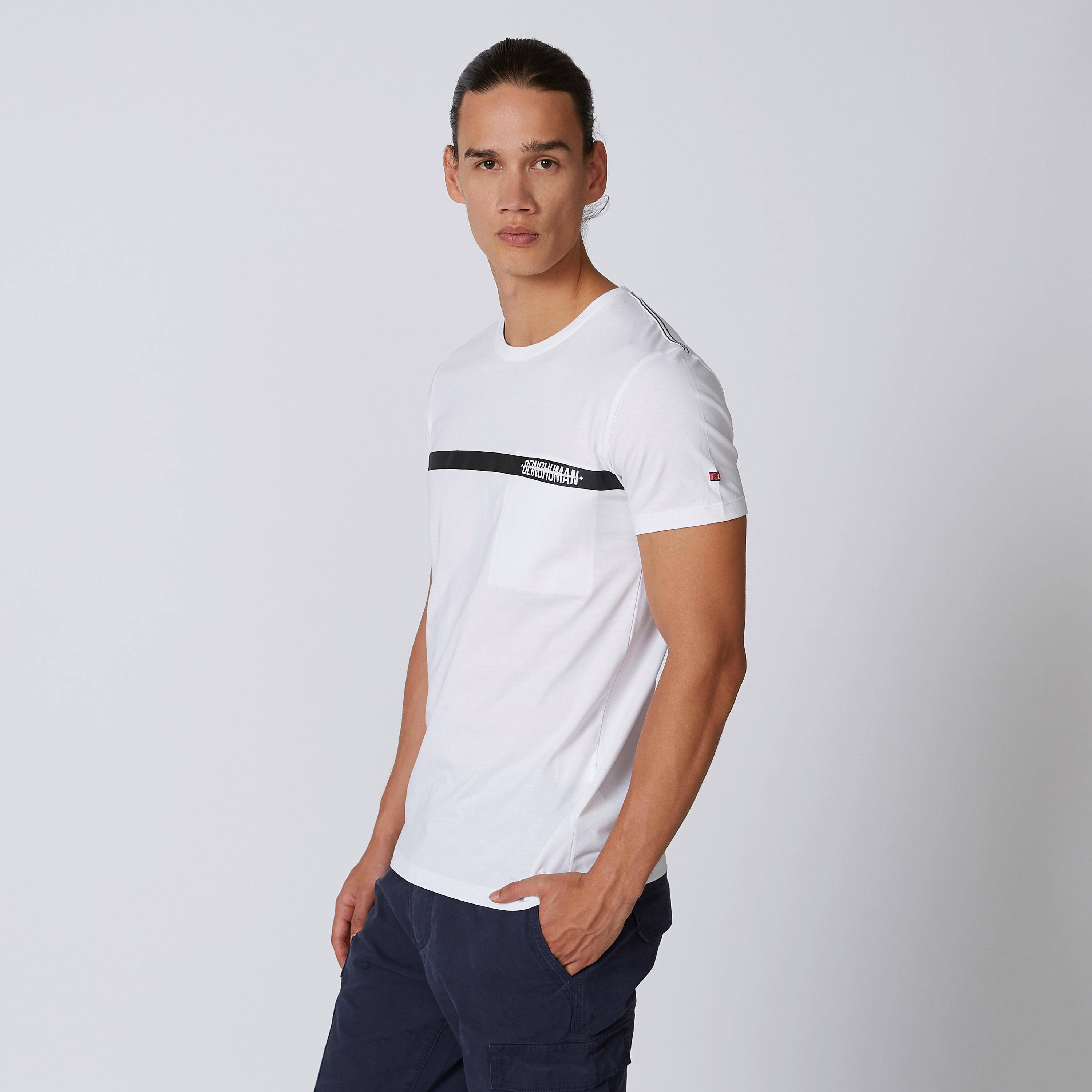 تيشيرت بأكمام قصيرة وطبعات بيينج هيومان-men-clothing-tshirtsandpolos-tshirts-image-2
