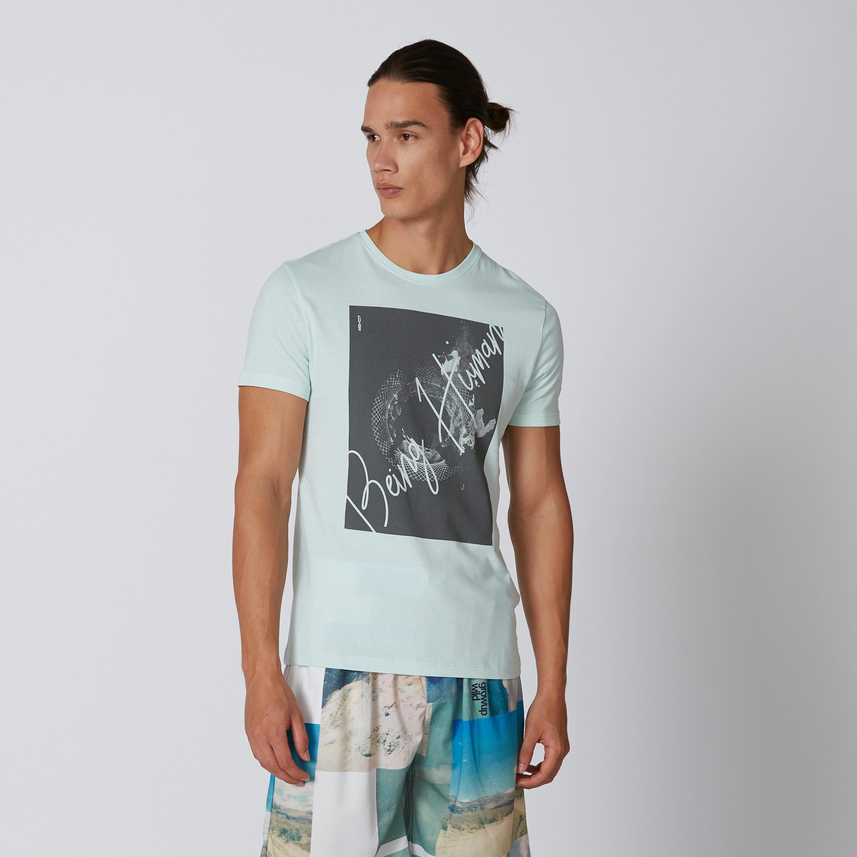 Being Human Printed T-shirt with Round Neck and Short Sleeves-men-clothing-tshirtsandpolos-tshirts-image-1