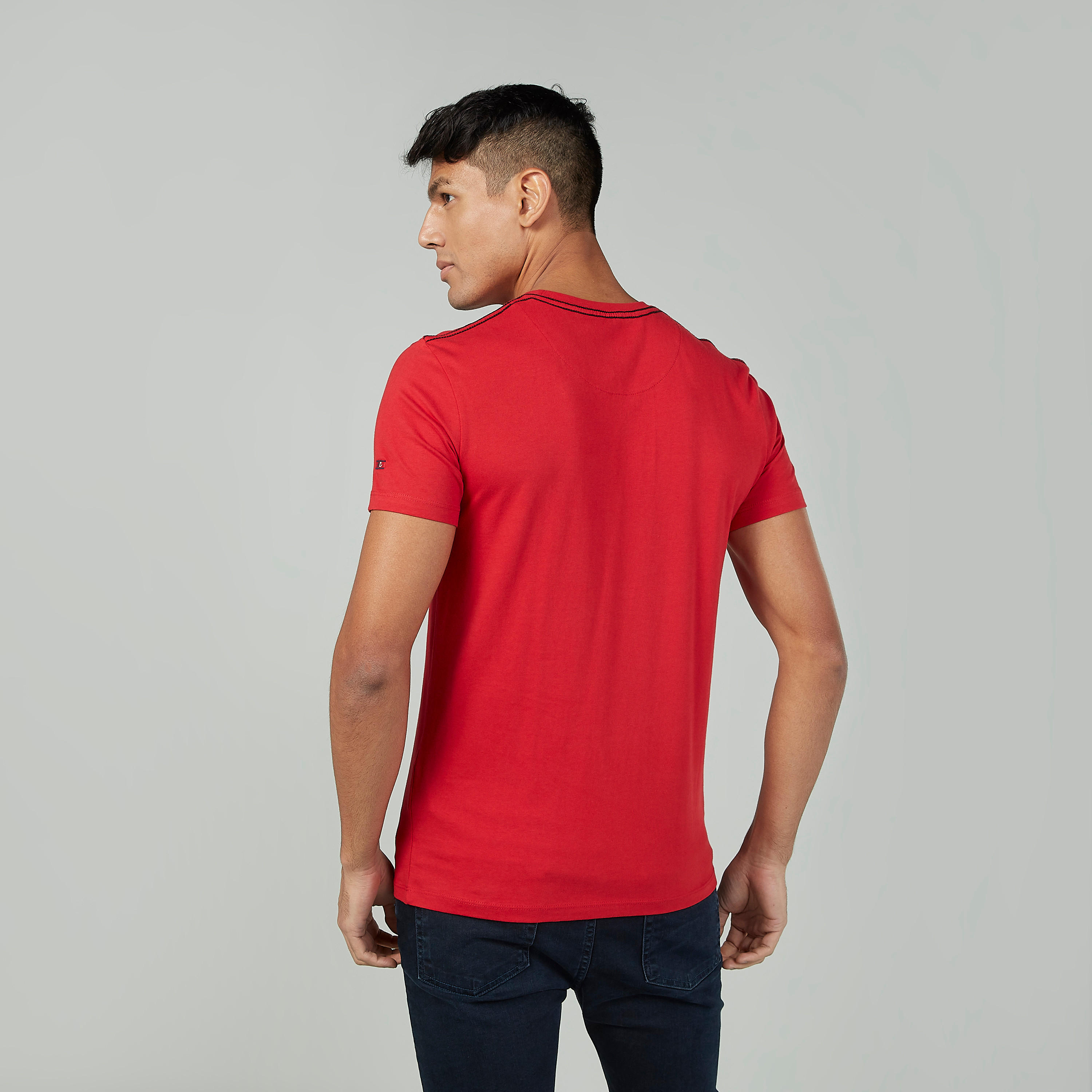 Being Human Printed Crew Neck T-shirt with Short Sleeves-men-clothing-tshirtsandpolos-tshirts-image-4