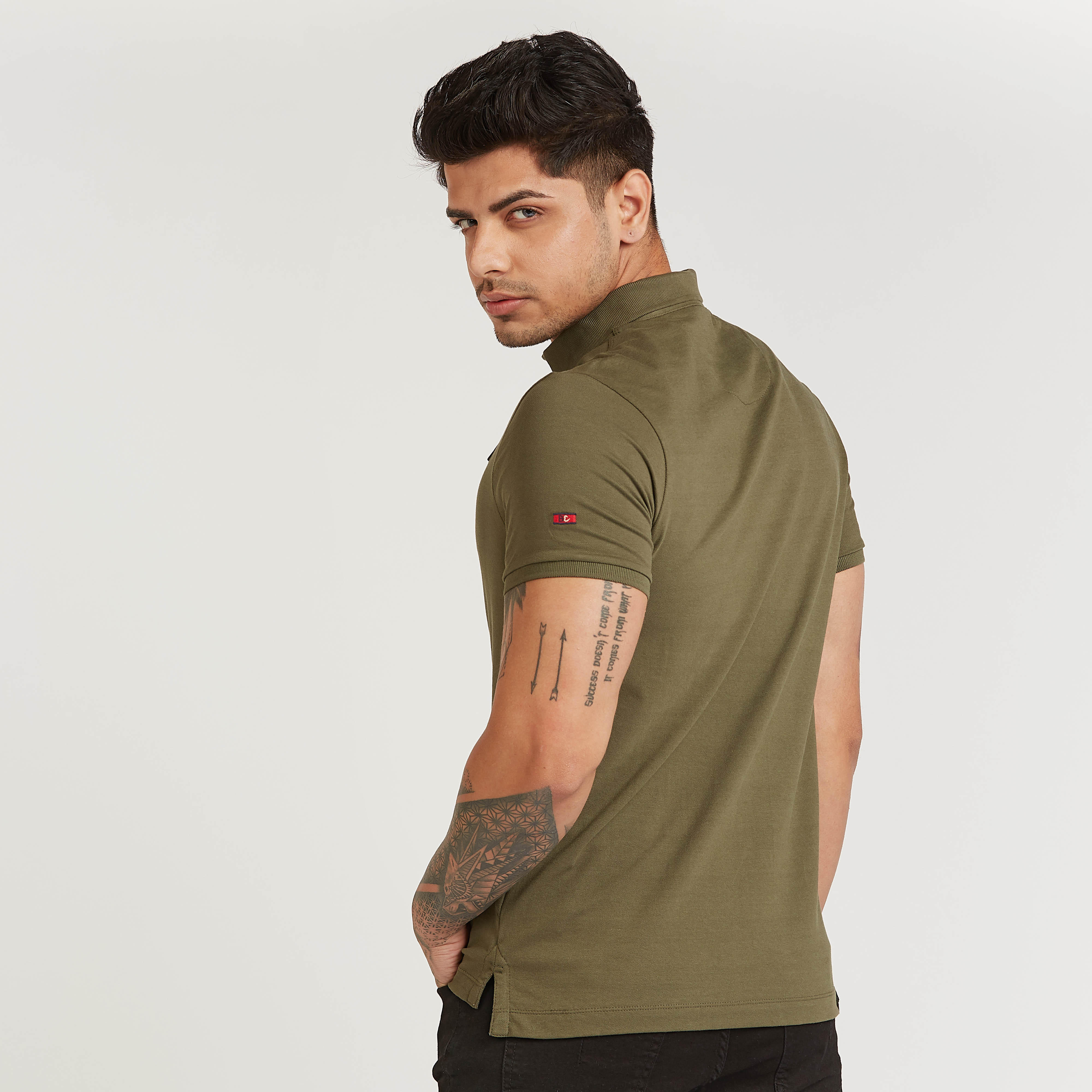 Being Human Polo T-shirt with Short Sleeves-men-clothing-tshirtsandpolos-polos-image-4