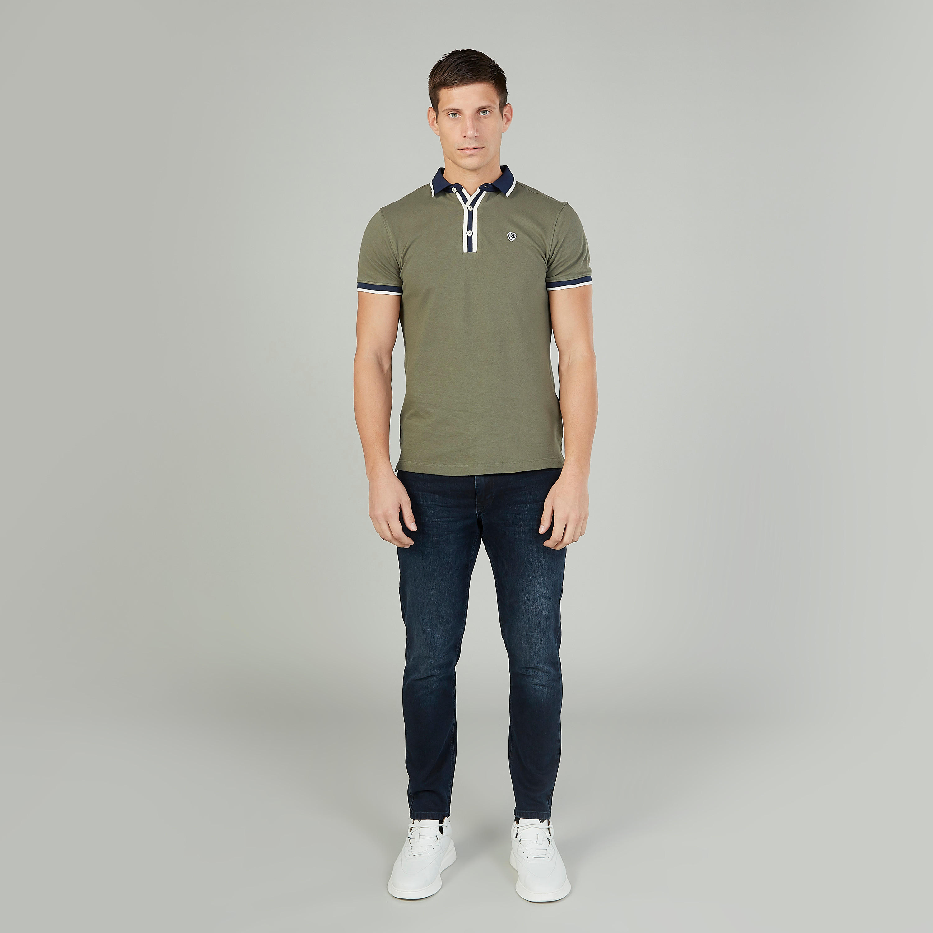 Being Human Textured Polo T-shirt with Short Sleeves-men-clothing-tshirtsandpolos-polos-image-2