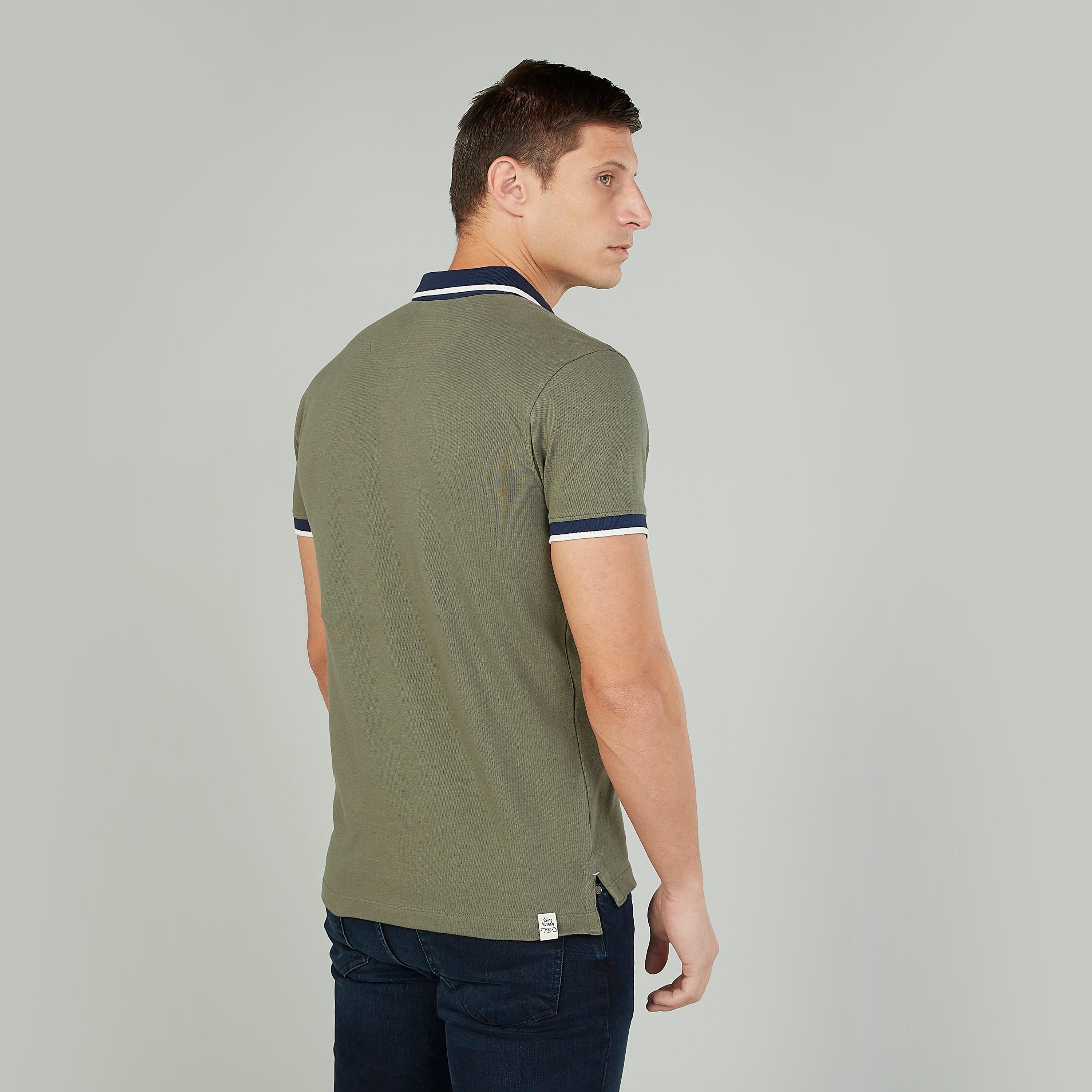 Being Human Textured Polo T-shirt with Short Sleeves-men-clothing-tshirtsandpolos-polos-image-4