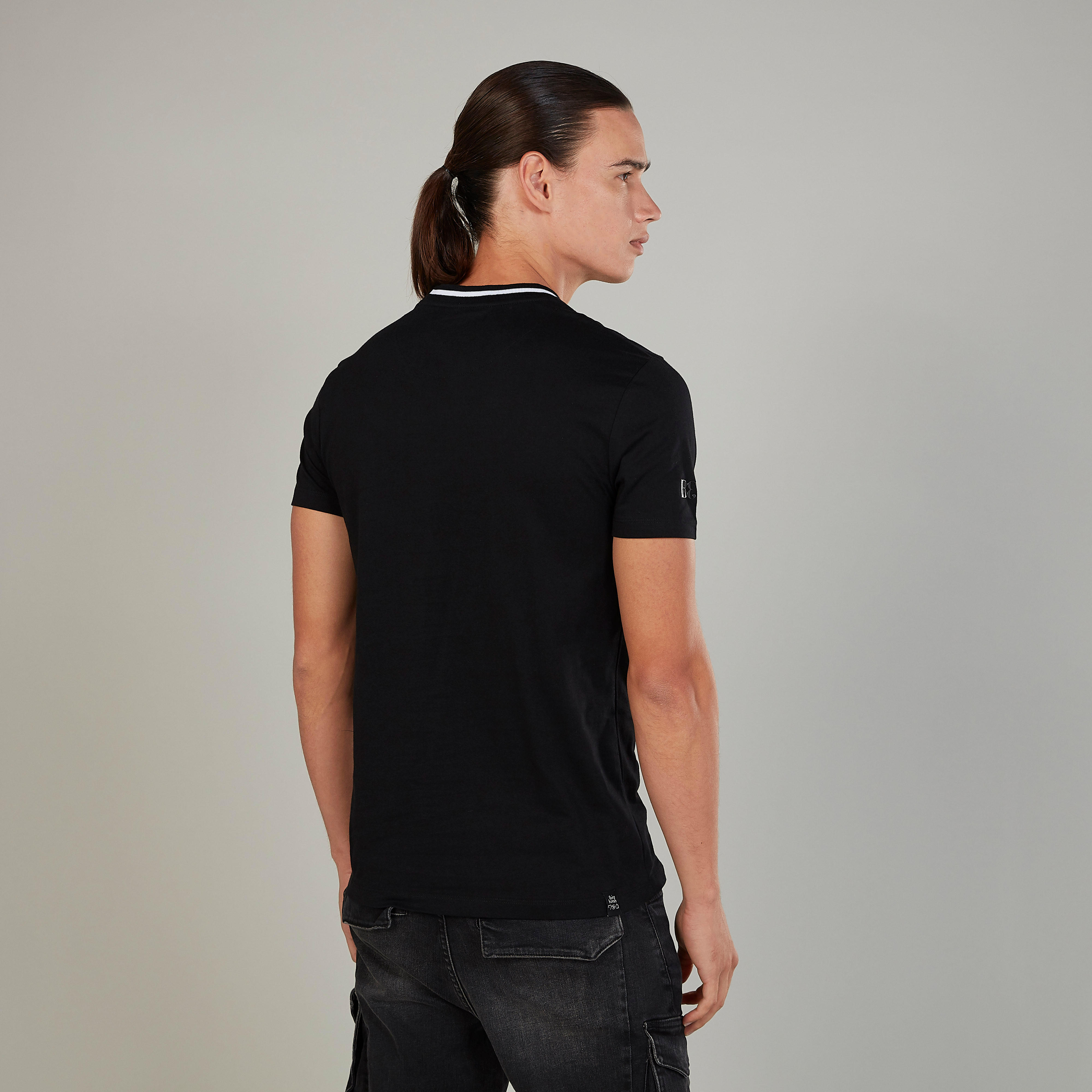 Being Human Solid T-shirt with Crew Neck and Short Sleeves-men-clothing-tshirtsandpolos-tshirts-image-4