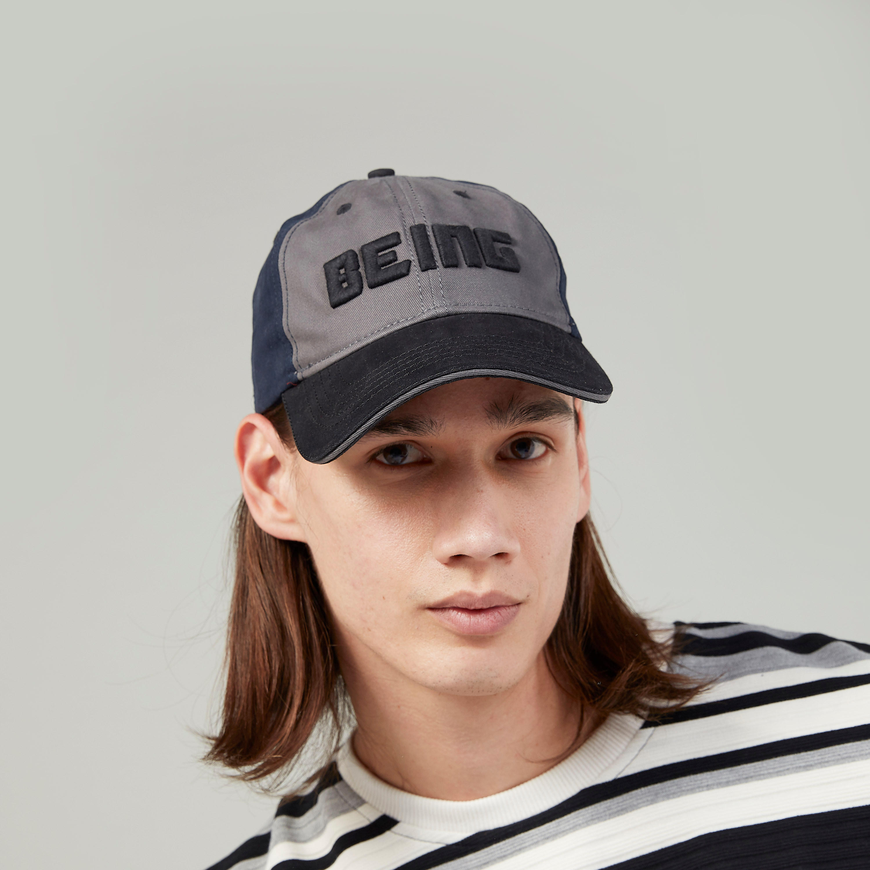 Being Human Textured Cap with Plate Buckle Closure-men-caps-image-2