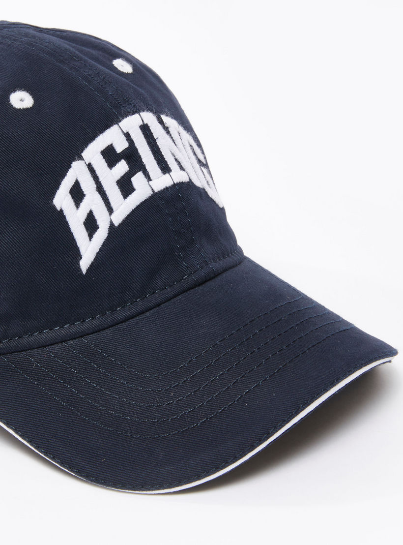 Being Human Textured Cap with Plate Buckle Closure-men-caps-image-3