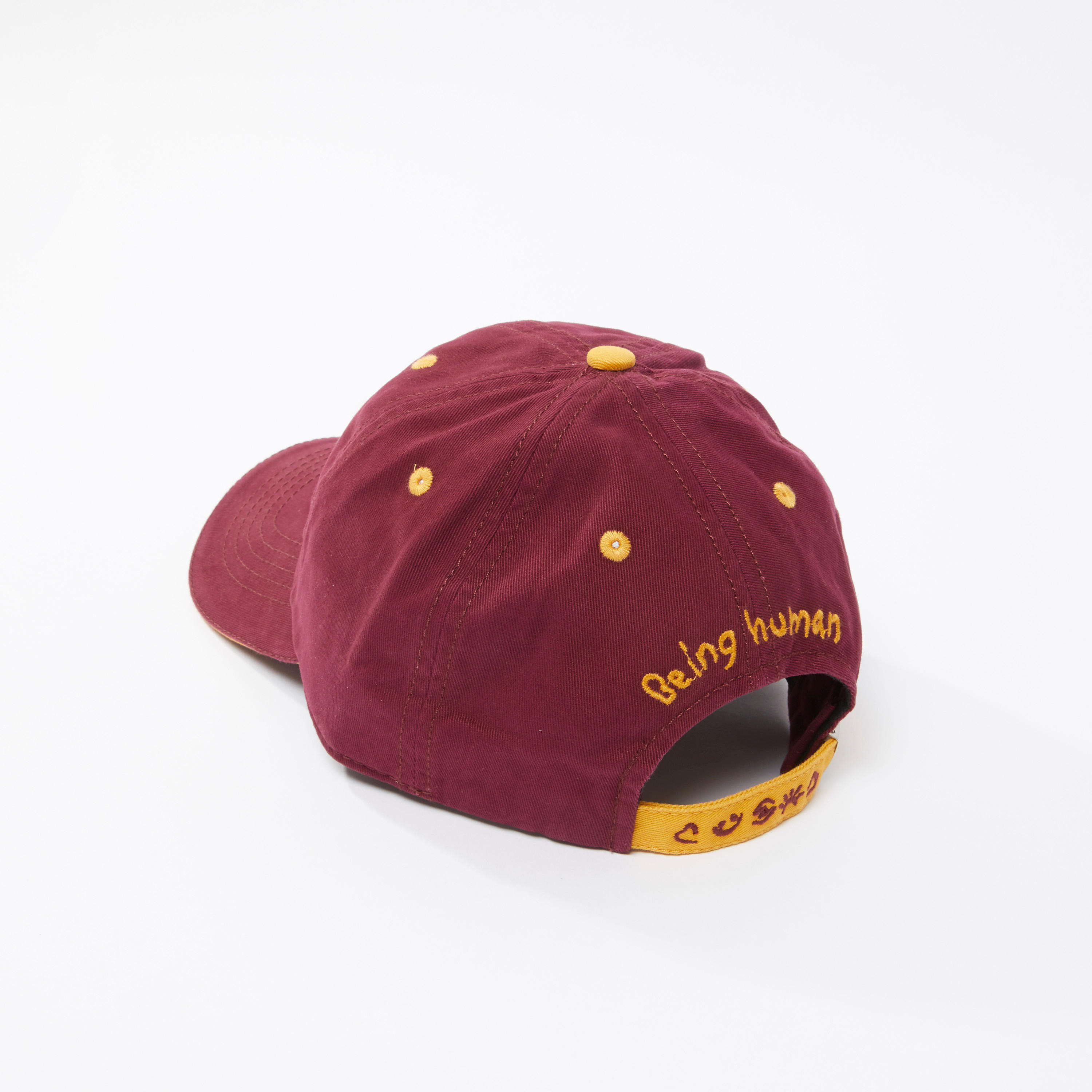 قبعة كاب بإبزيم إغلاق وطبعات بيينج هيومان-men-caps-image-4