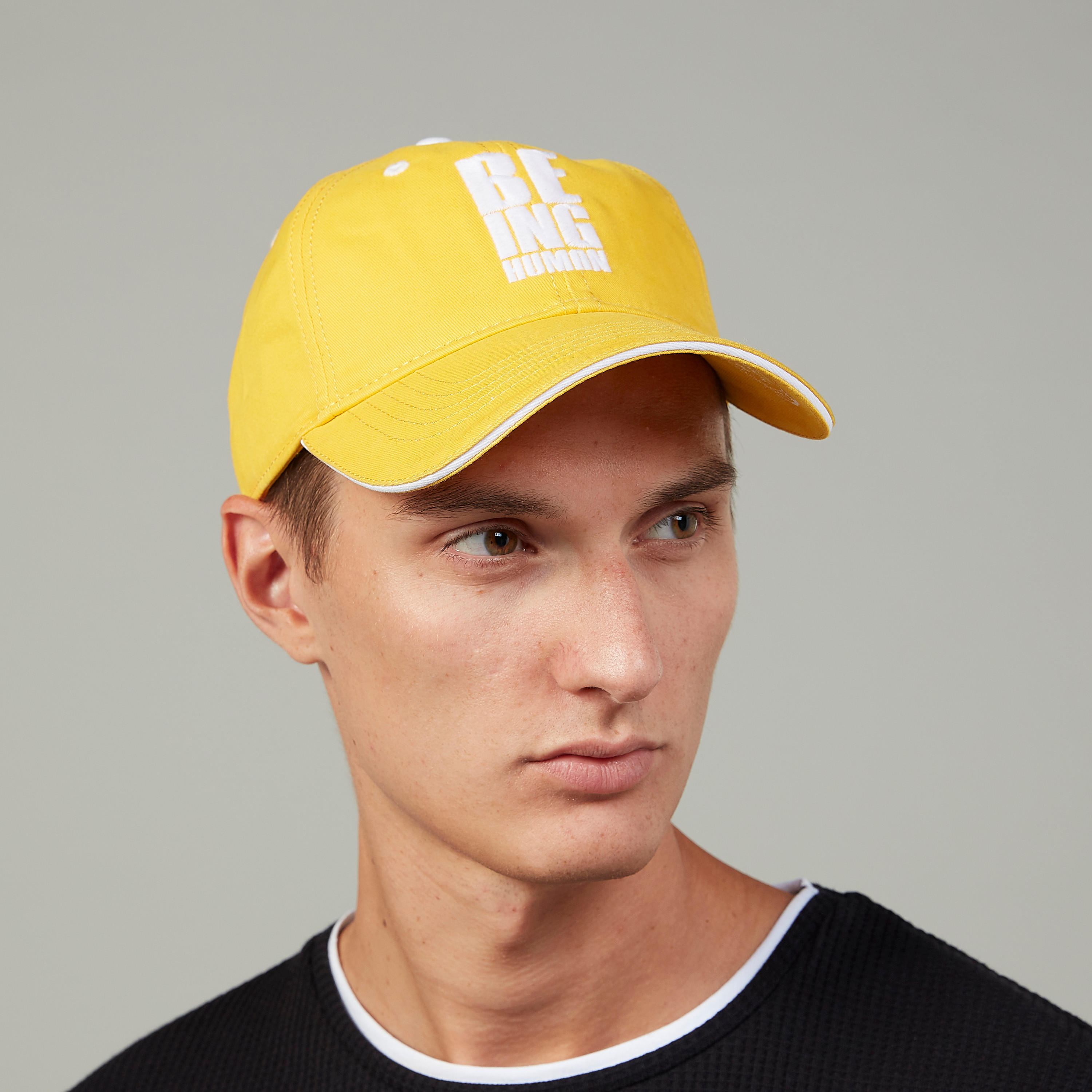 Being Human Printed Cap with Plate Buckle Closure-men-caps-image-2