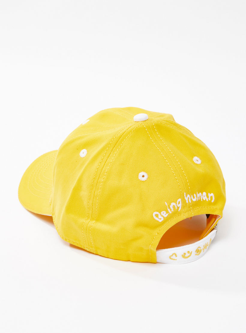 Being Human Printed Cap with Plate Buckle Closure-men-caps-image-4