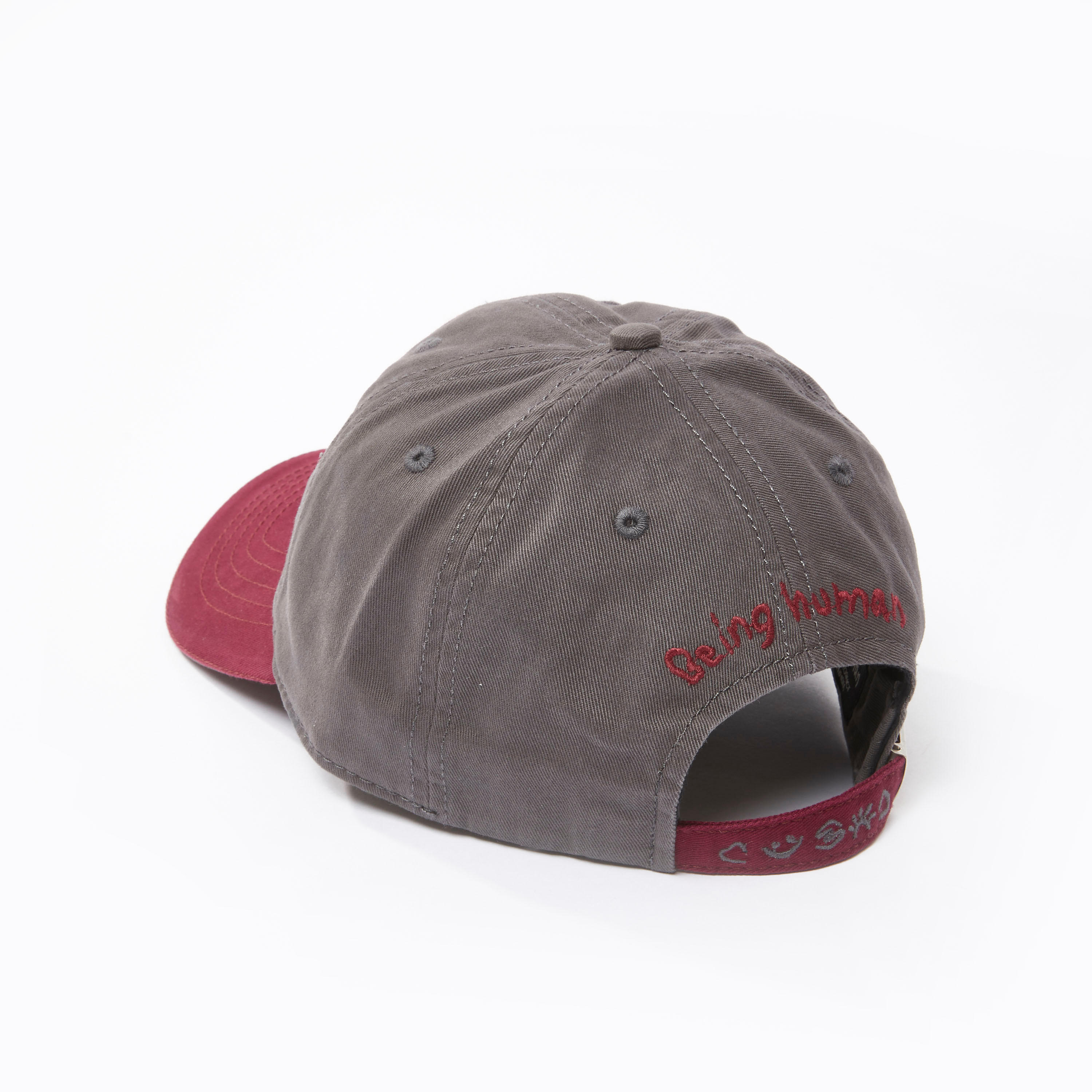 Being Human Textured Cap with Plate Buckle Closure-men-caps-image-4