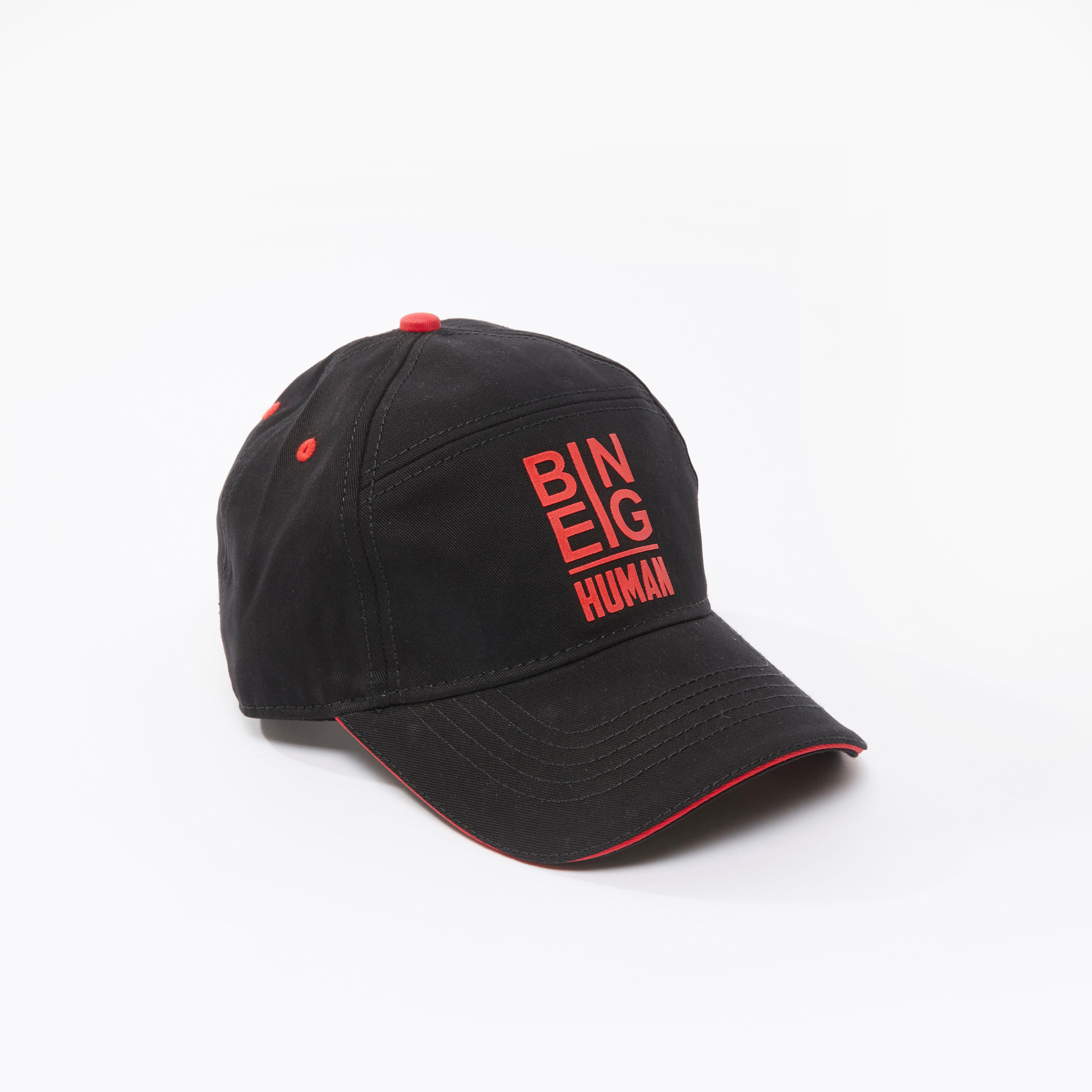 قبعة كاب بارز الملمس بإبزيم إغلاق بيينج هيومان-men-caps-image-1