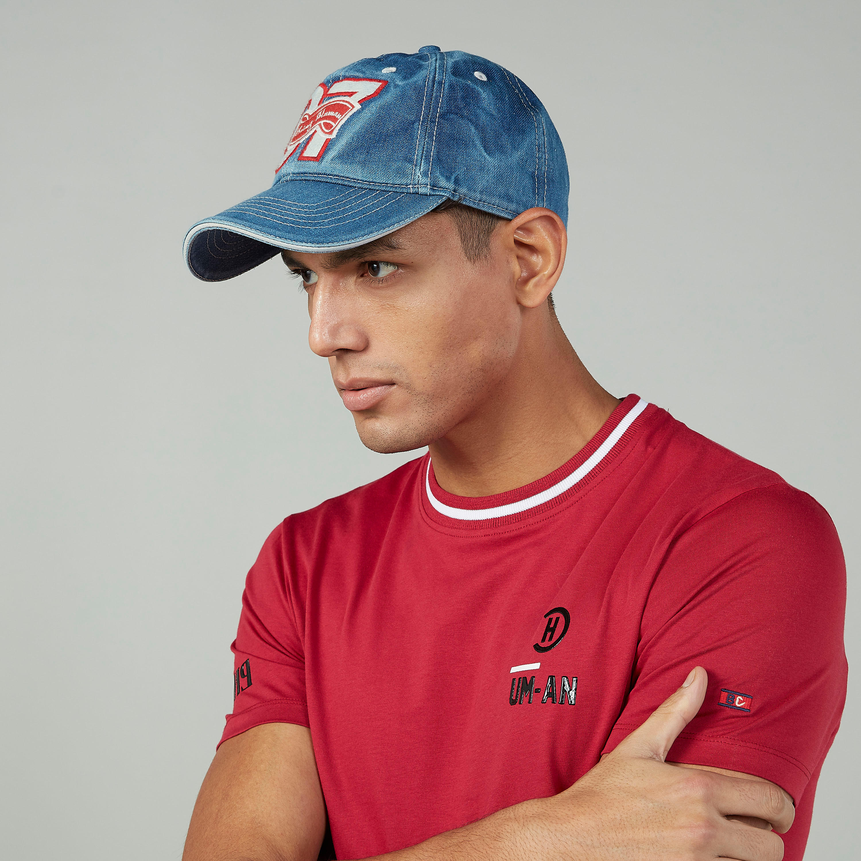 Being Human Printed Cap with Plate Buckle Closure-men-caps-image-2