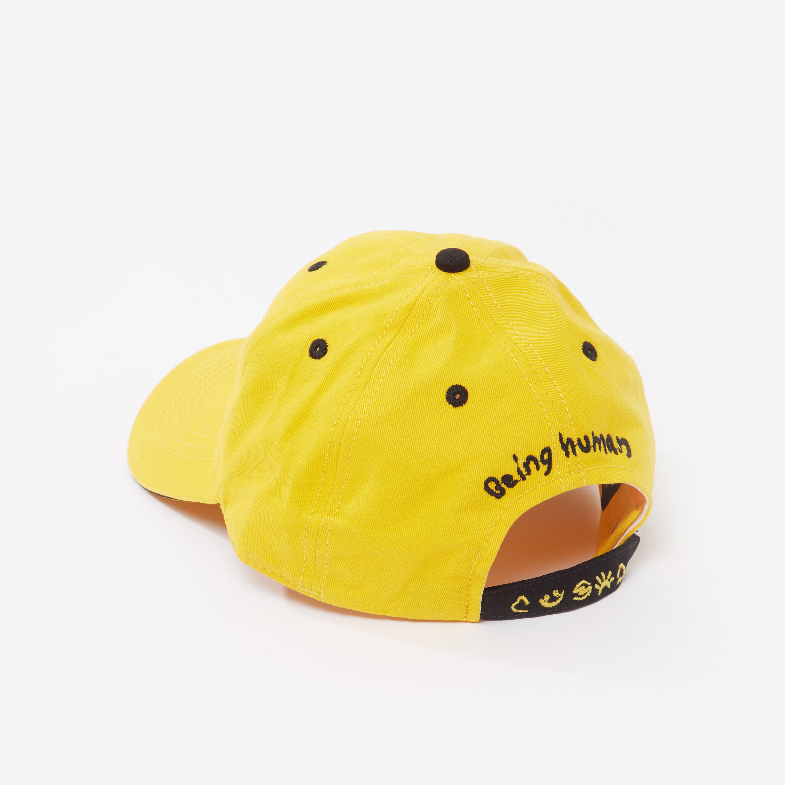 Being Human Textured Cap with Plate Buckle Closure-men-caps-image-4