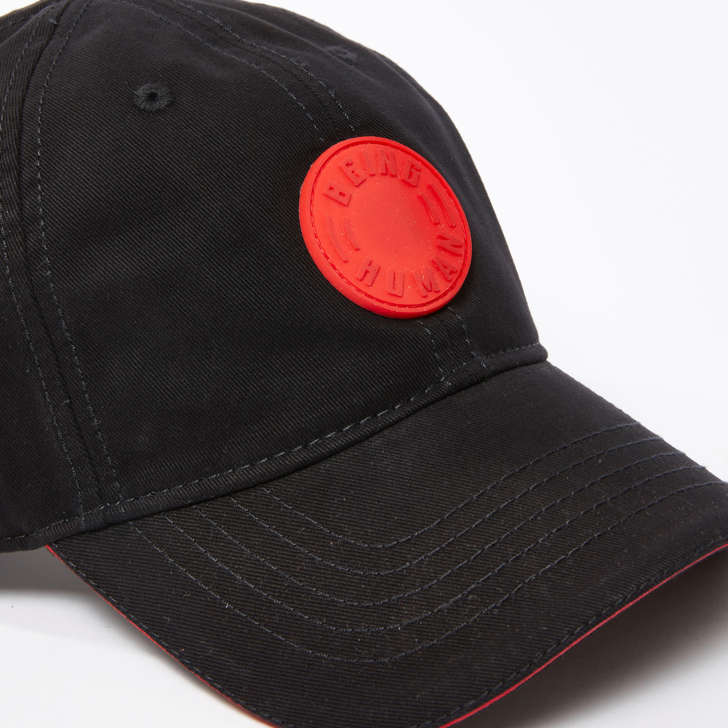 Being Human Textured Cap with Plate Buckle Closure-men-caps-image-3