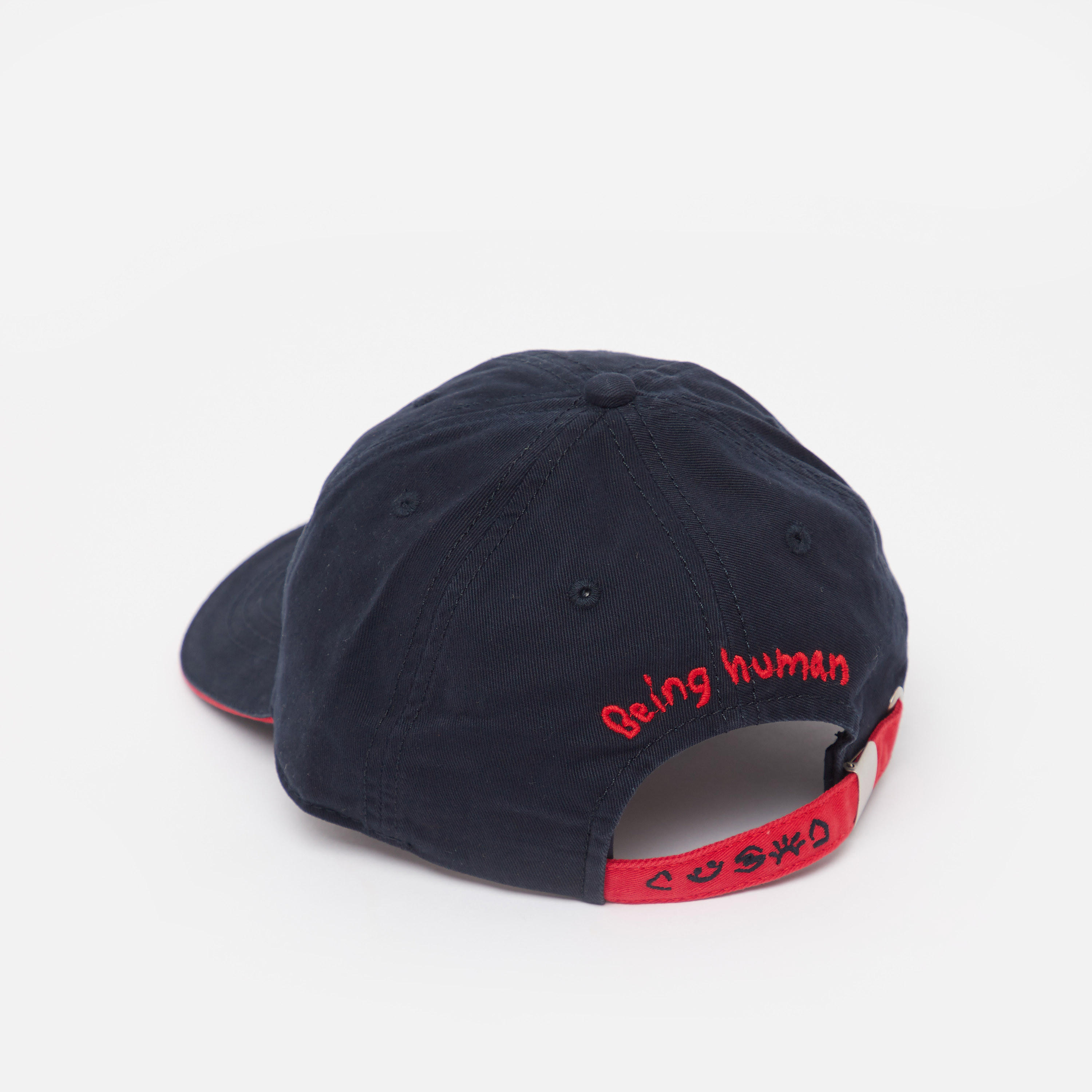 Being Human Textured Cap with Plate Buckle Closure-men-caps-image-4