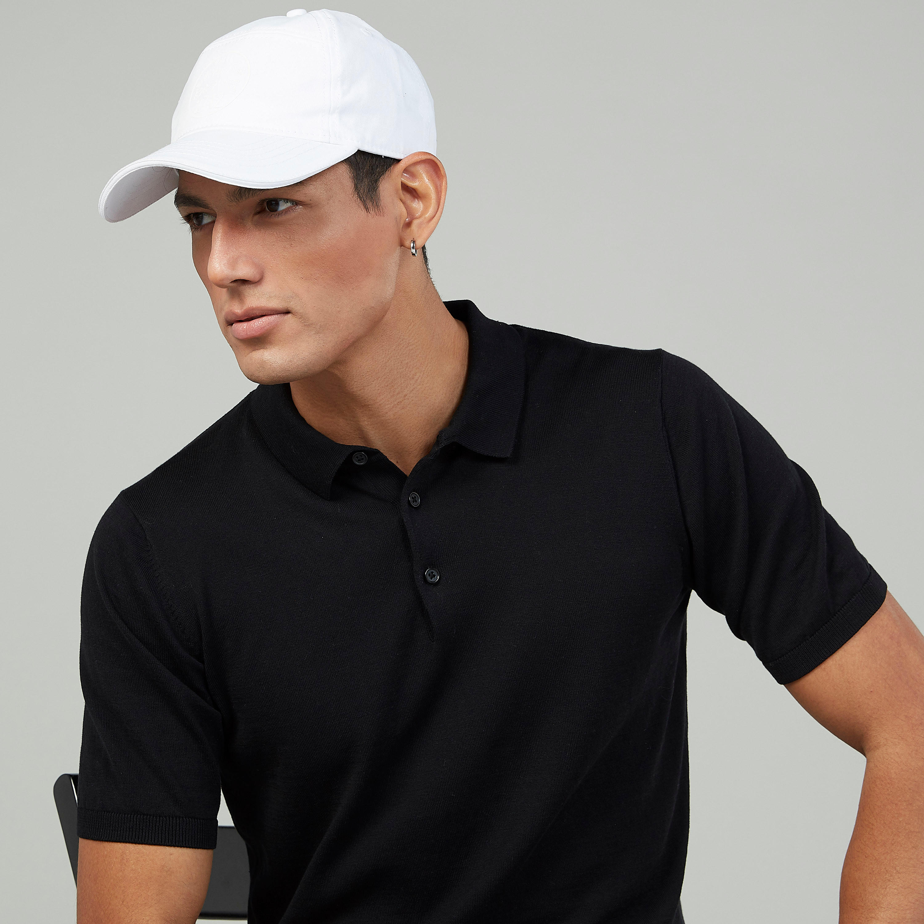كاب بارز الملمس بإبزيم إغلاق من بيينج هيومان-men-caps-image-2
