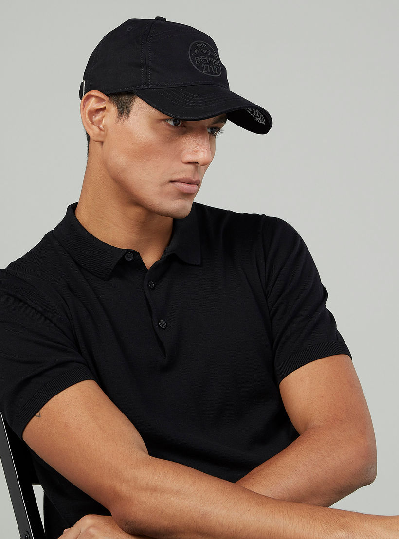 Being Human Textured Cap with Plate Buckle Closure-men-caps-image-2