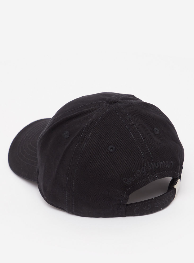 Being Human Textured Cap with Plate Buckle Closure-men-caps-image-4