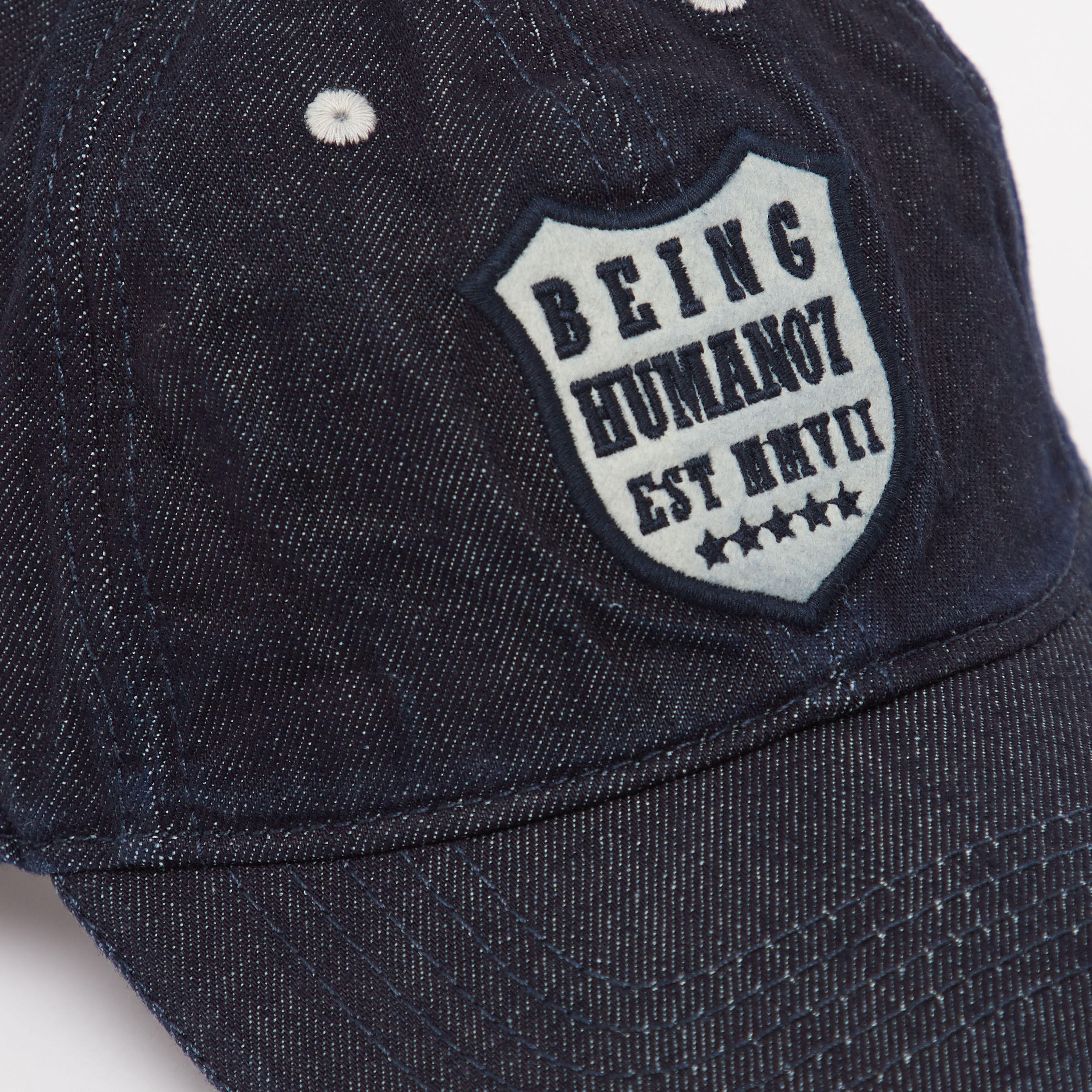 Being Human Textured Cap with Plate Buckle Closure-men-caps-image-3