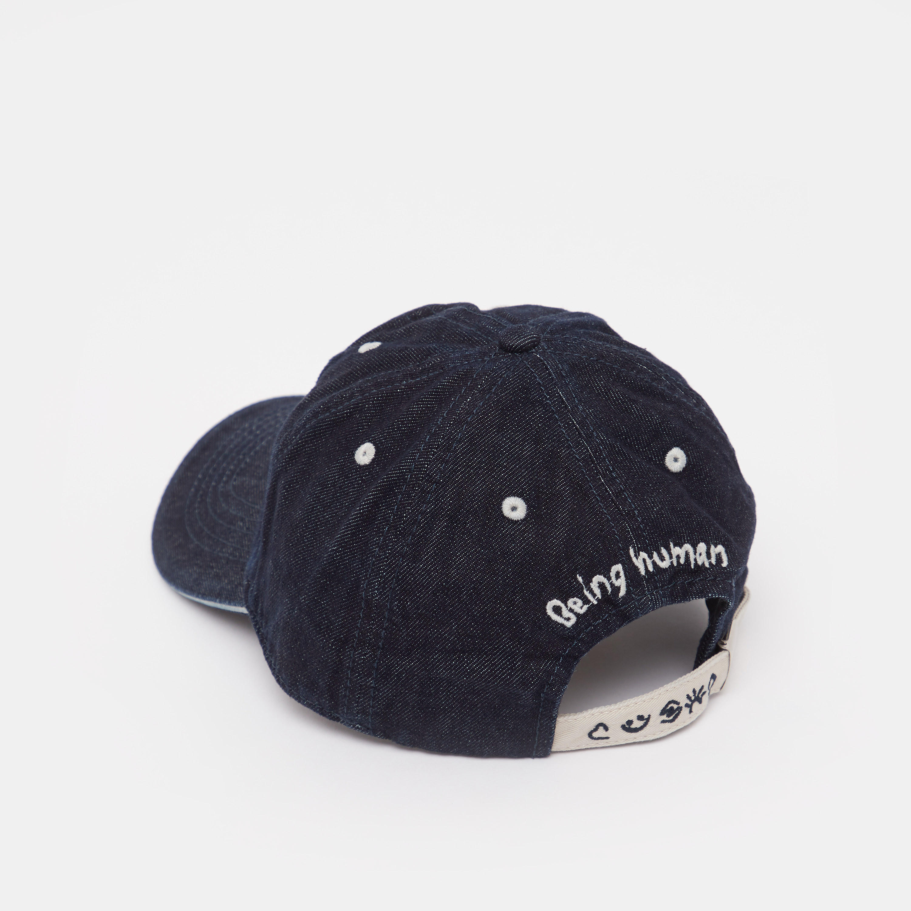 Being Human Textured Cap with Plate Buckle Closure-men-caps-image-4