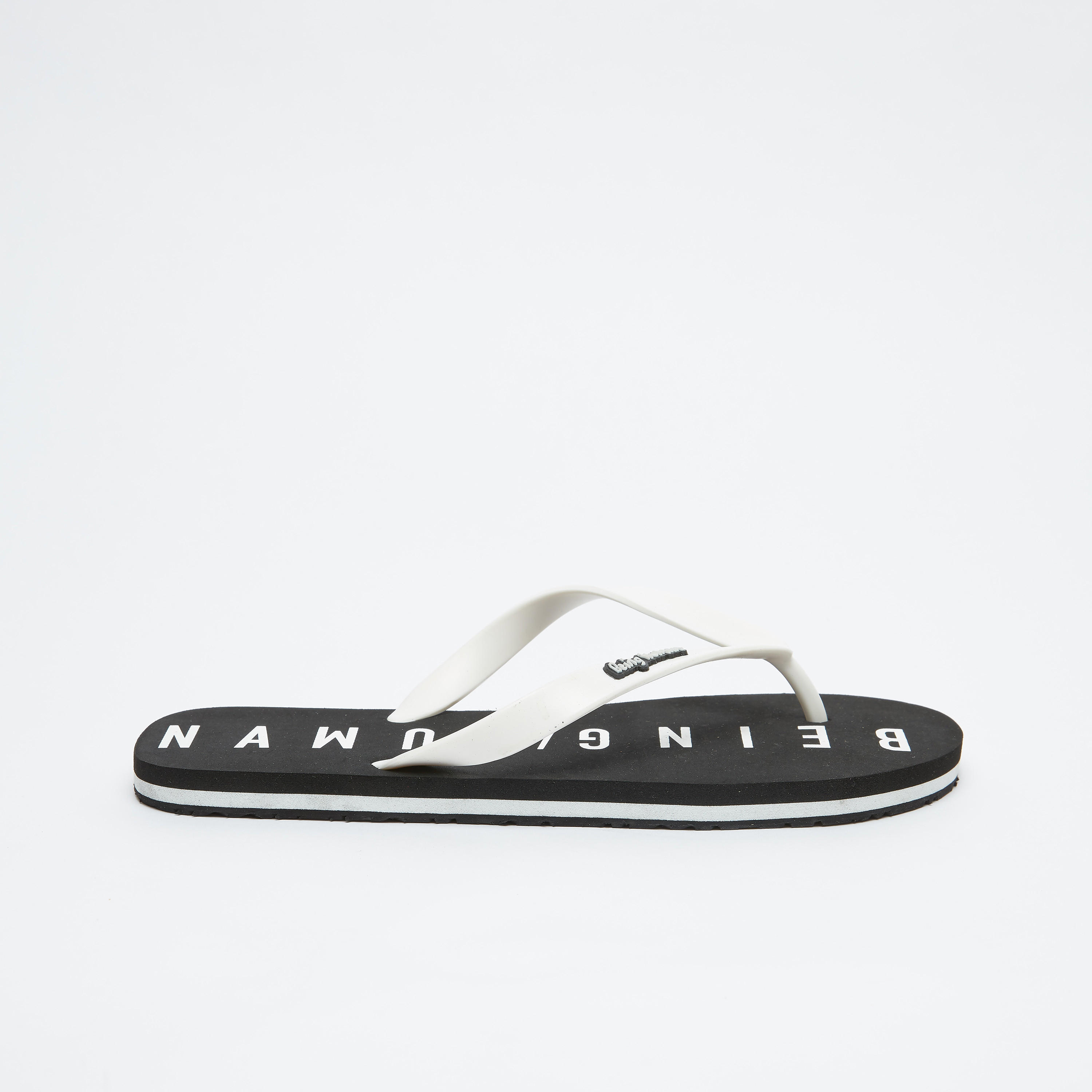 Being Human Printed Flip Flops with Textured Straps-men-shoes-flipflopsandslides-image-2