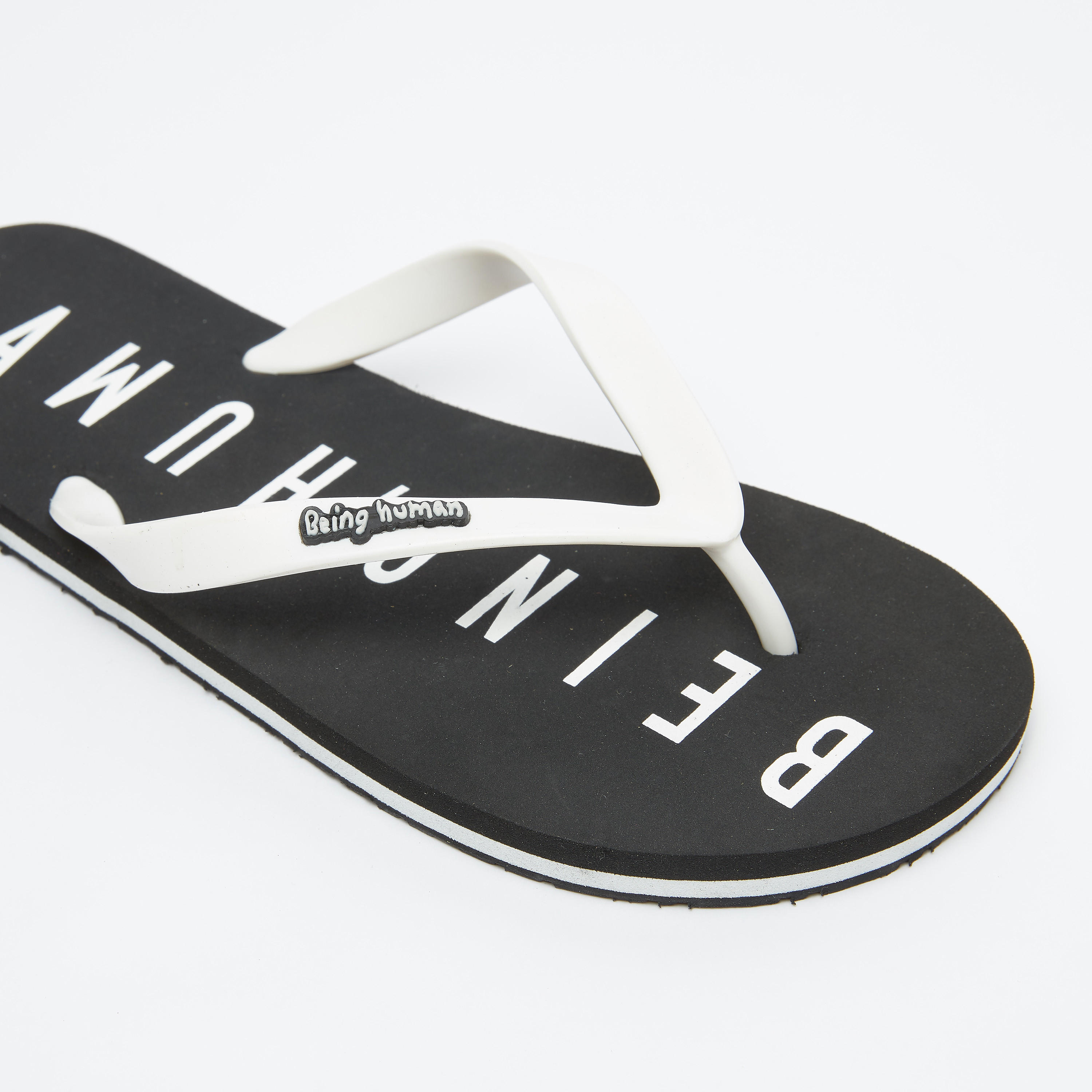 Being Human Printed Flip Flops with Textured Straps-men-shoes-flipflopsandslides-image-3