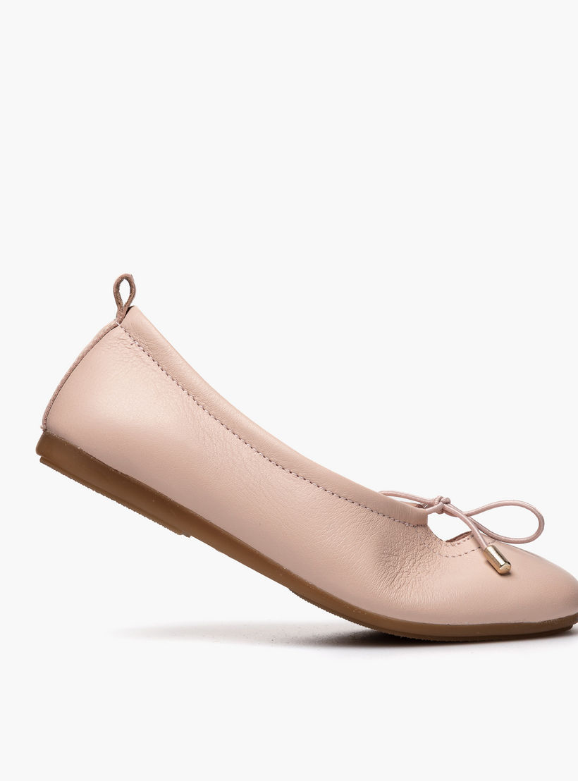 Pablosky Girls Leather Ballerina Shoes-girls-shoes-ballerinas-image-5
