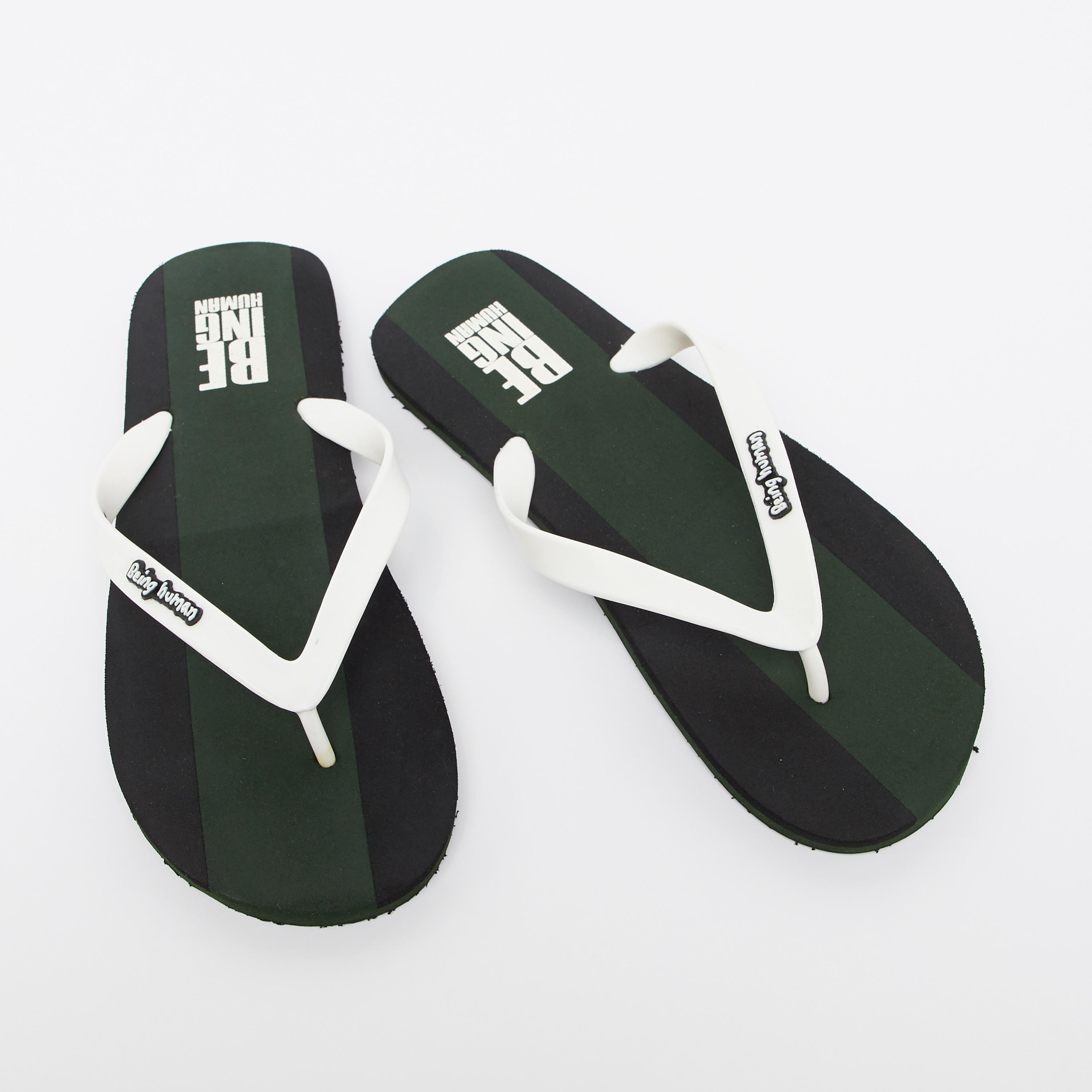 Being Human Printed Slip-On Flip Flops with Textured Straps-men-shoes-flipflopsandslides-image-2
