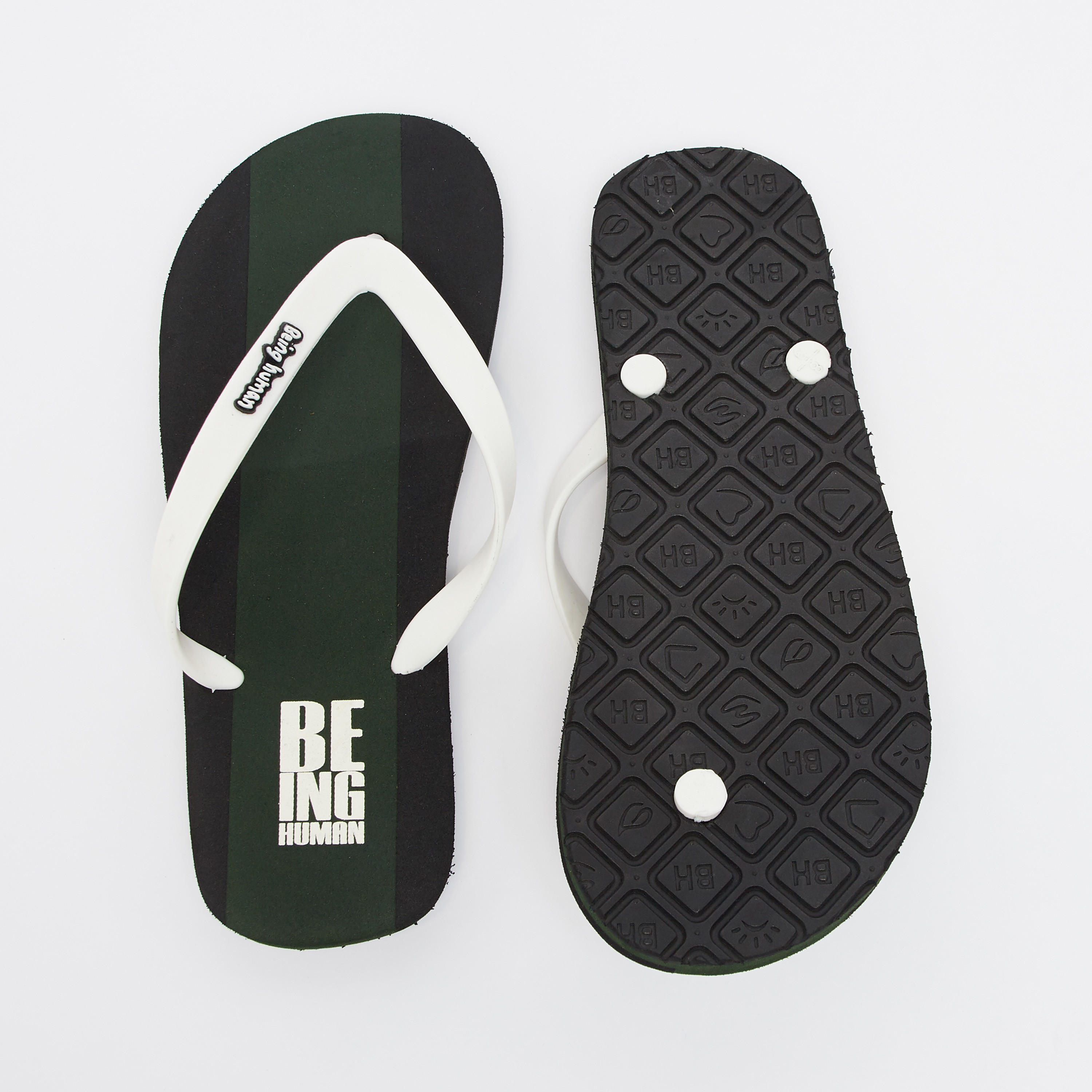 Being Human Printed Slip-On Flip Flops with Textured Straps-men-shoes-flipflopsandslides-image-4