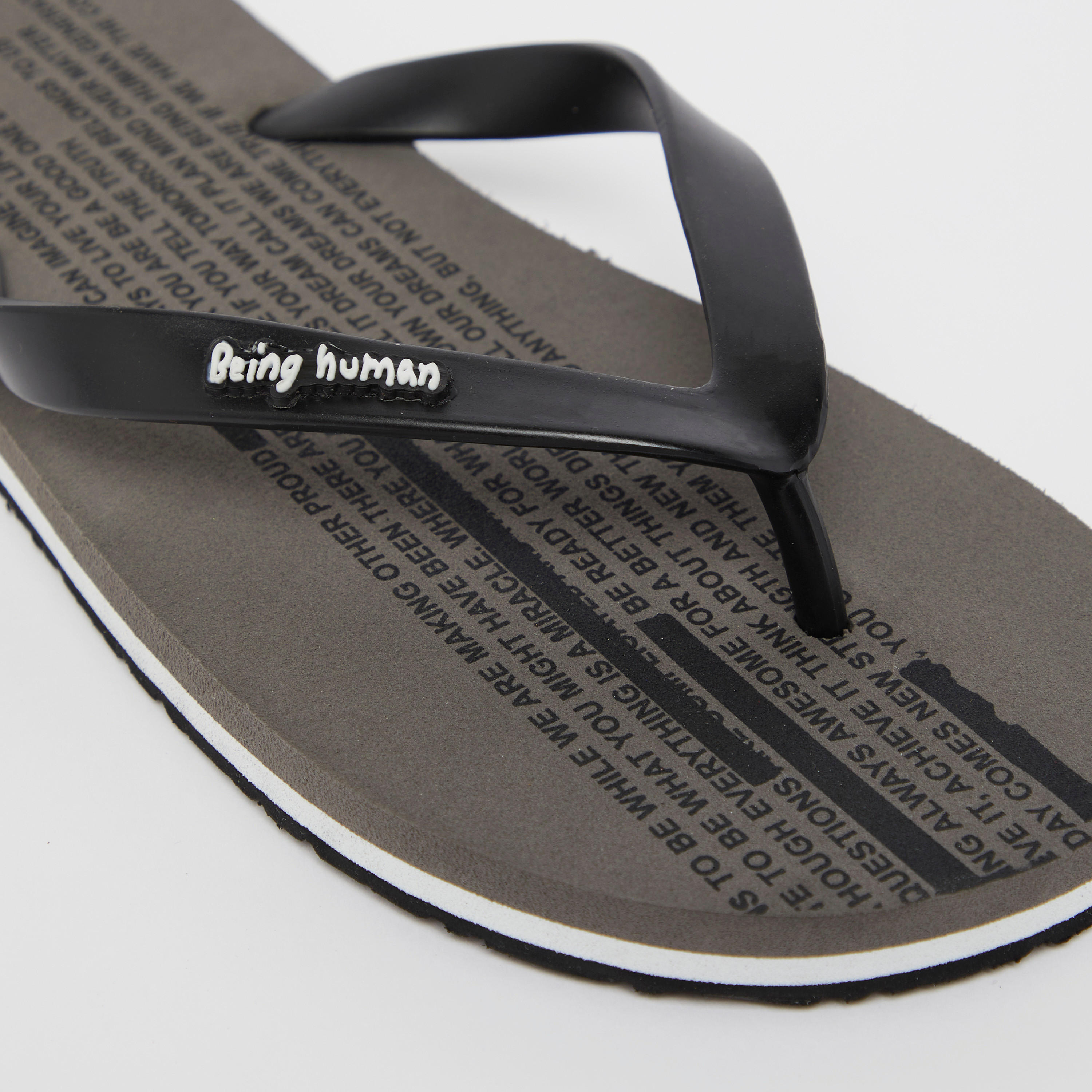 Being Human Printed Flip Flops with Textured Straps-men-shoes-flipflopsandslides-image-3