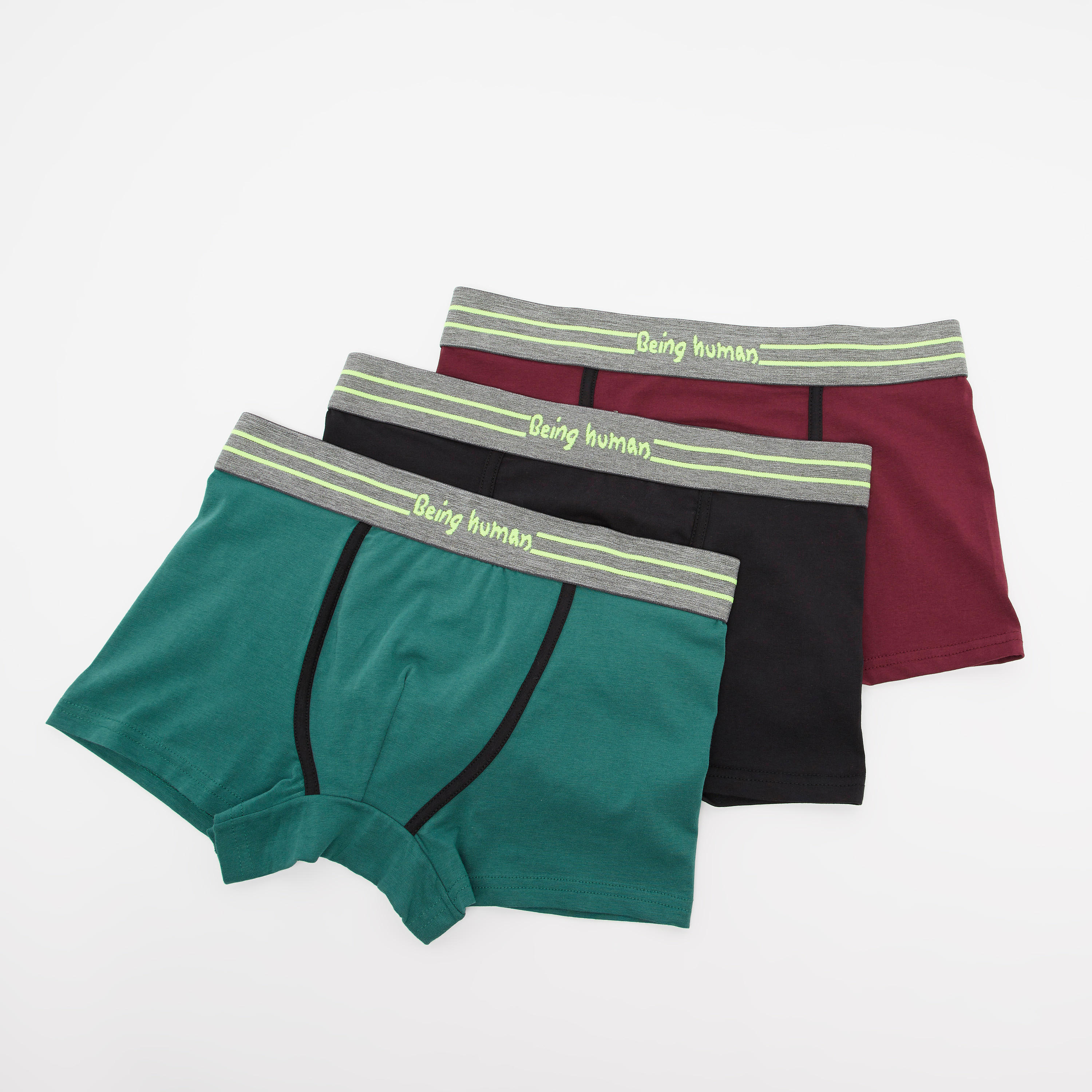 سراويل داخلية متنوعة بخصر مطاطي عريض من بيينج هيومان - طقم من 3 قطع-men-clothing-innerwear-underwear-image-1