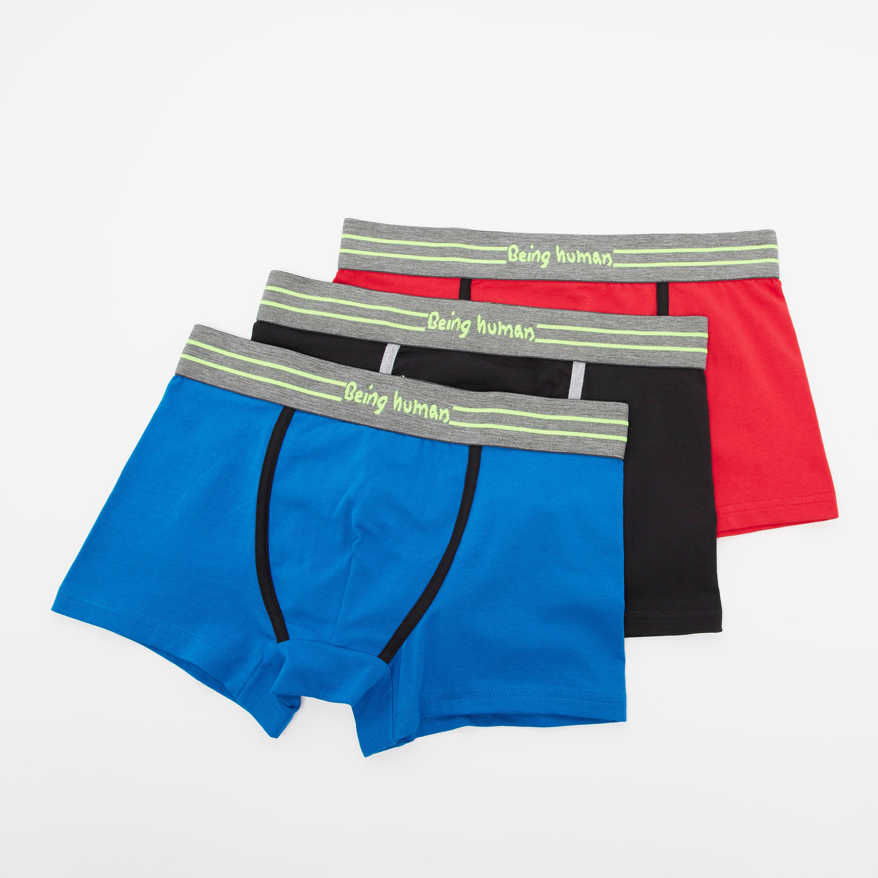 سراويل داخلية متنوعة بخصر مطاطي عريض من بيينج هيومان - طقم من 3 قطع-men-clothing-innerwear-underwear-image-1