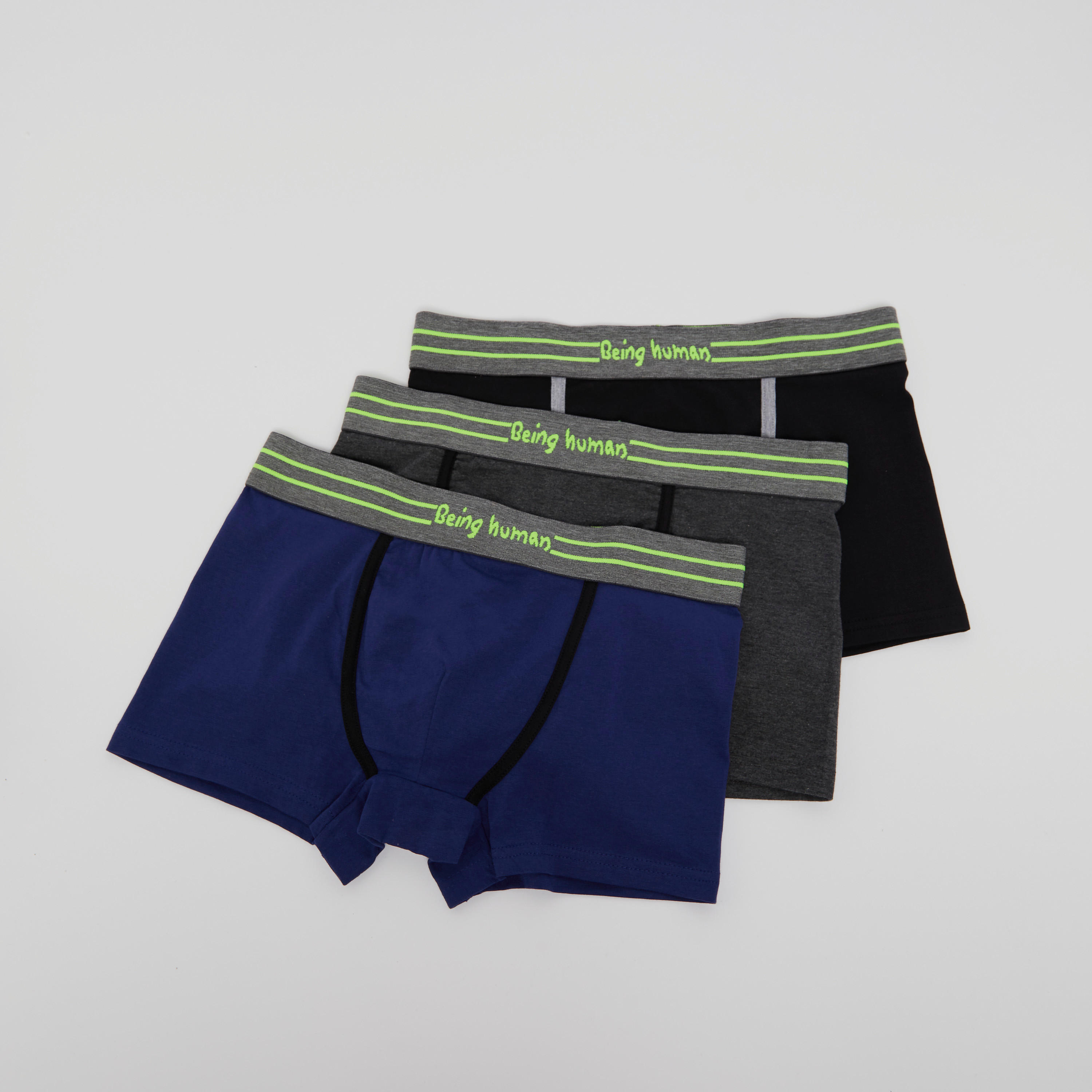 سراويل داخلية متنوعة بخصر مطاطي عريض من بيينج هيومان - طقم من 3 قطع-men-clothing-innerwear-underwear-image-1